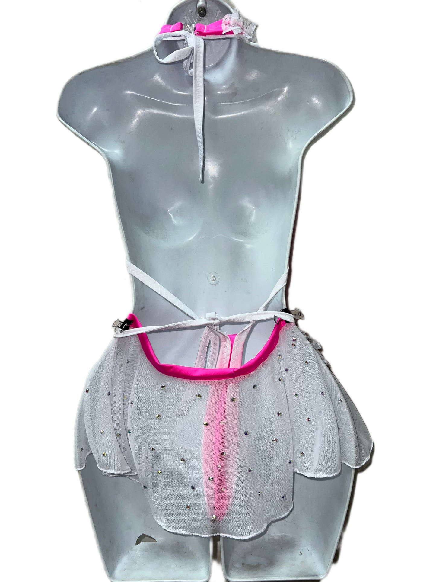 HOT PINK MAID COSTUME