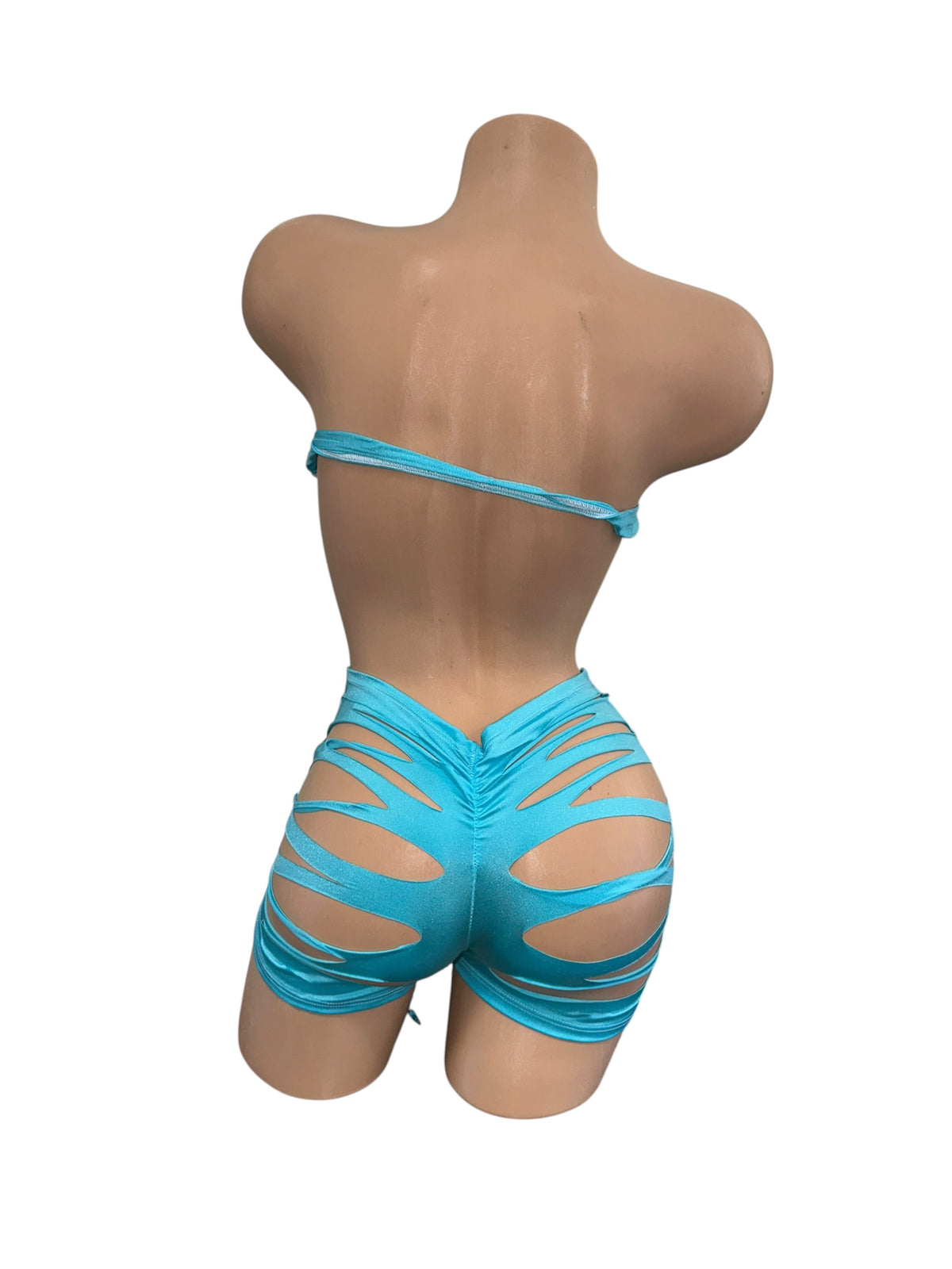 Blue Shorts Set