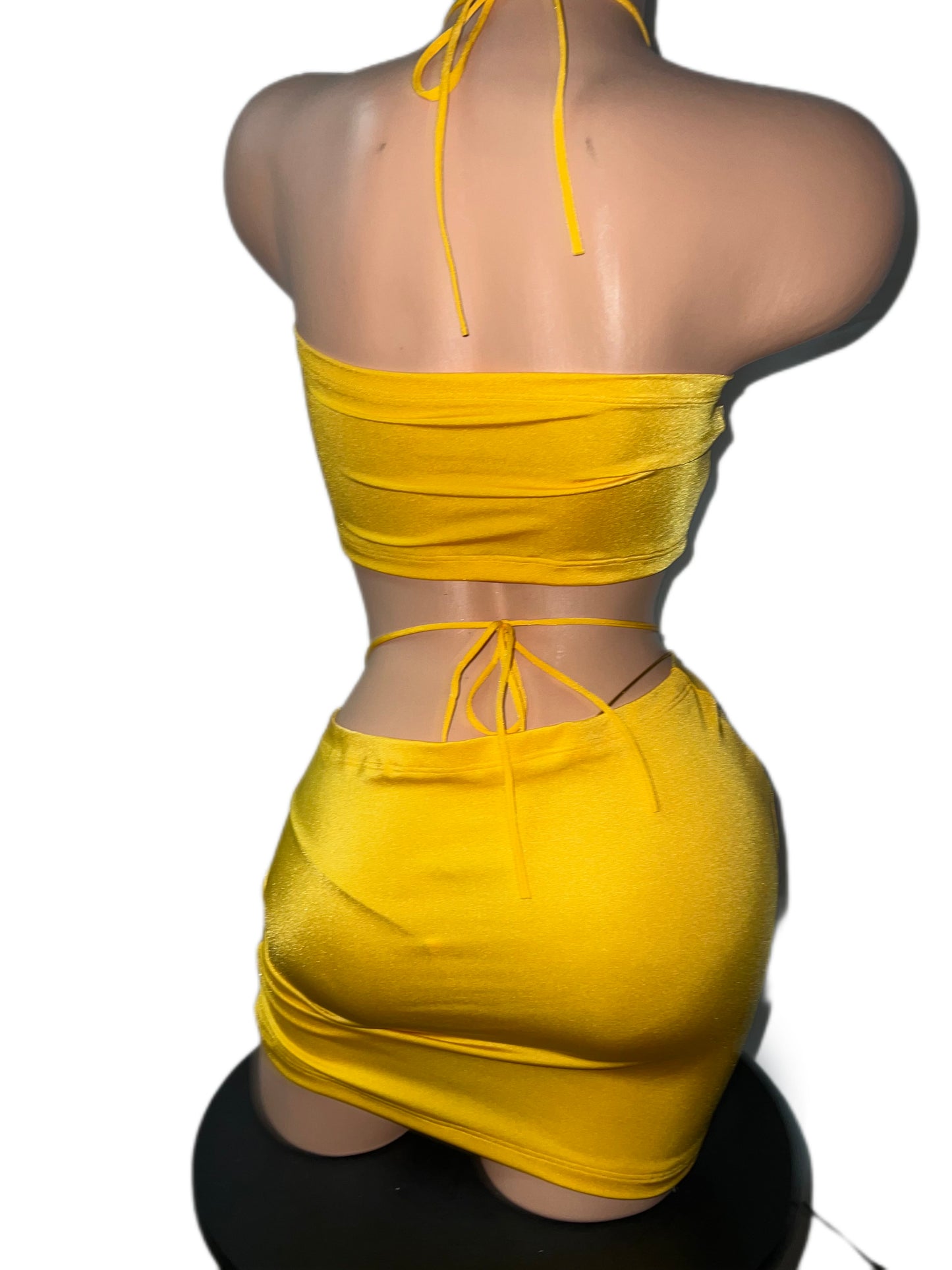 YELLOW SKIRT SET