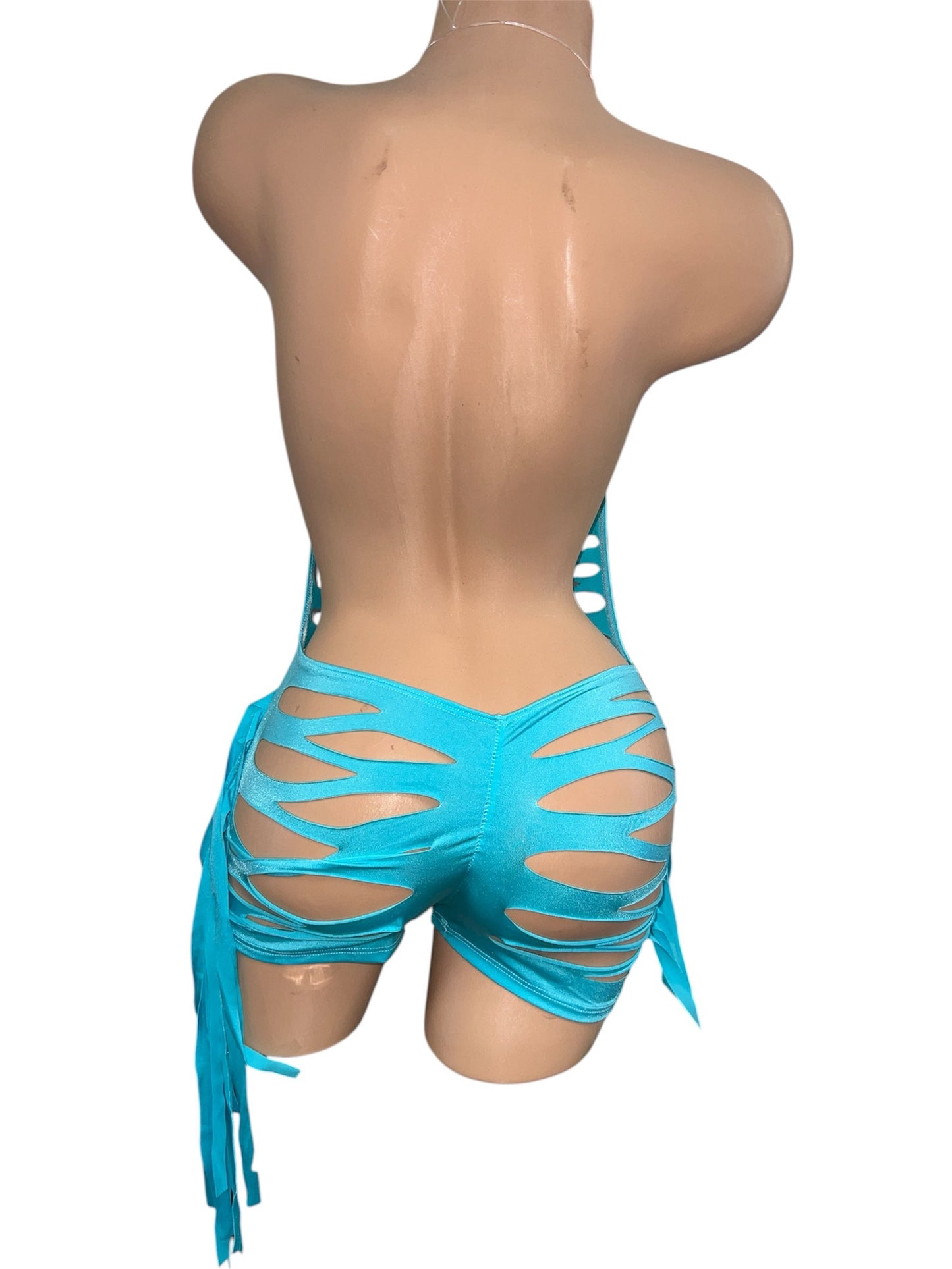 BLUE SHORTS SET