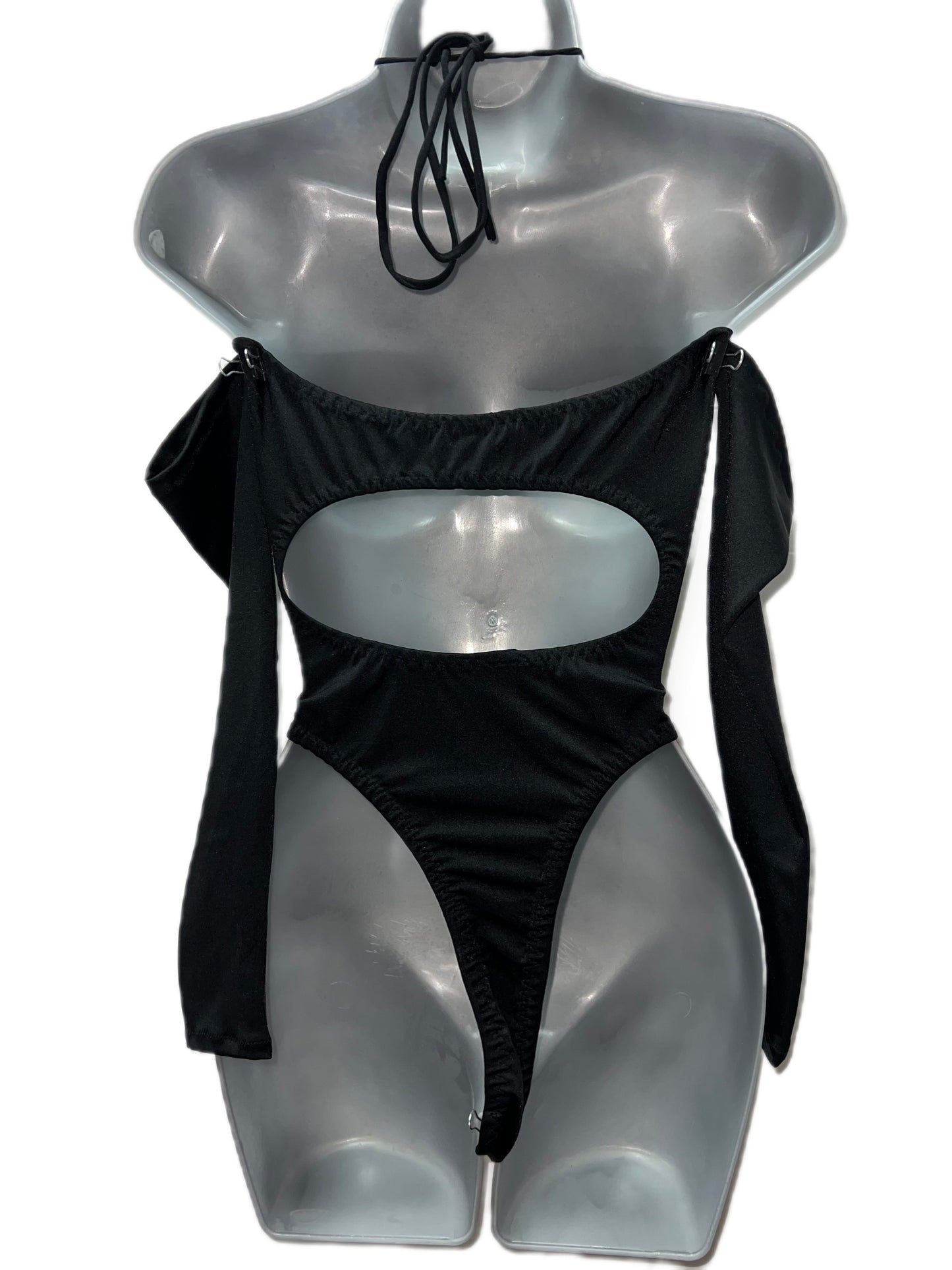 BLACK BODYSUIT ONE PIECE
