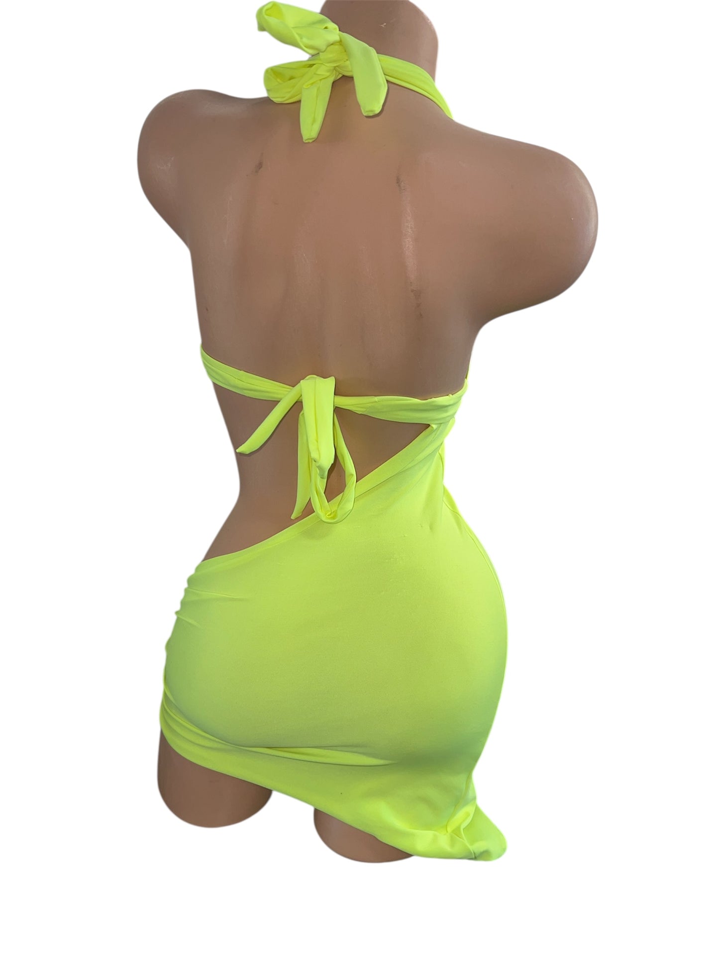 NEON YELLOW DRESS