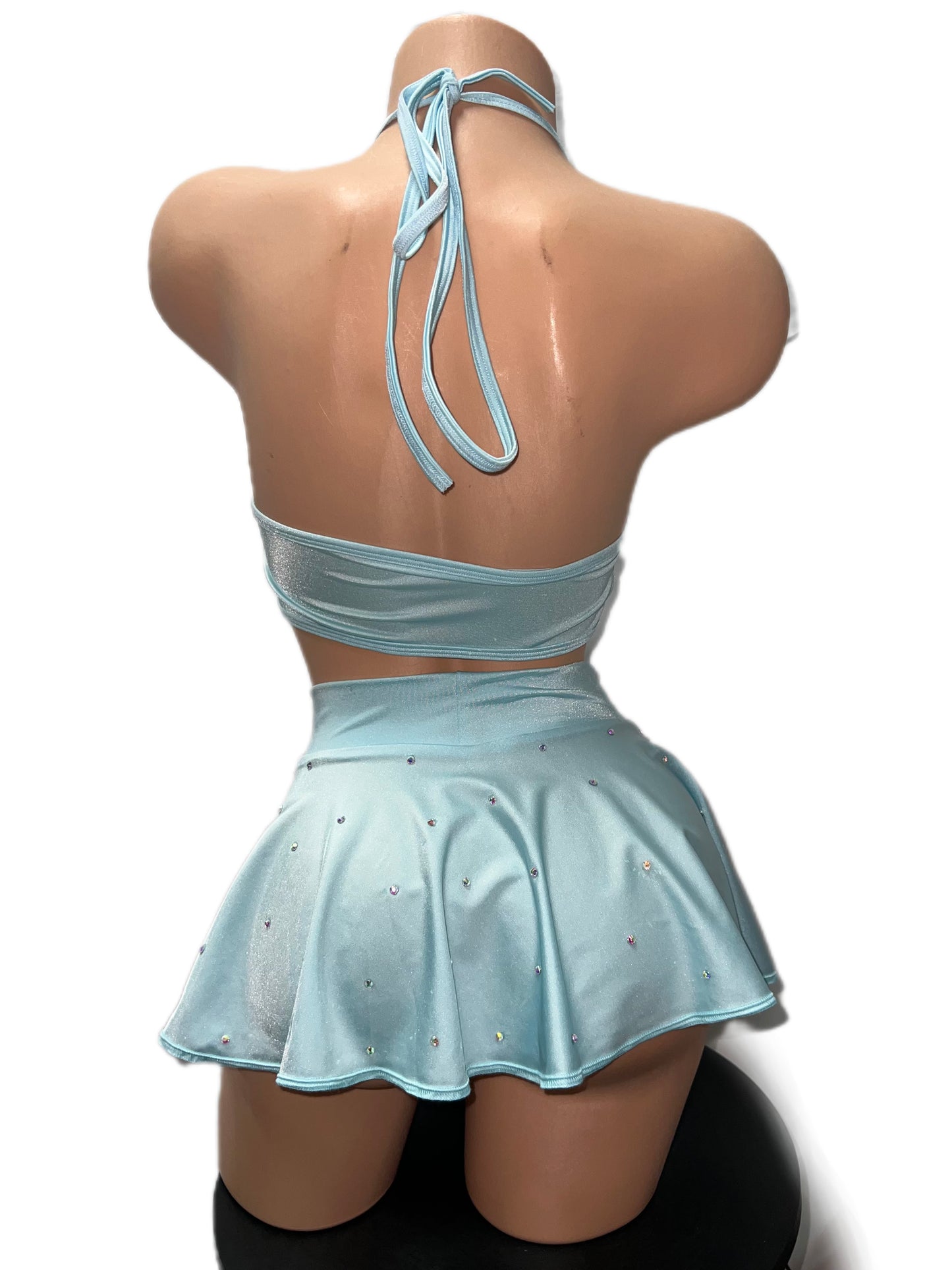 SKY BLUE SKIRT SET