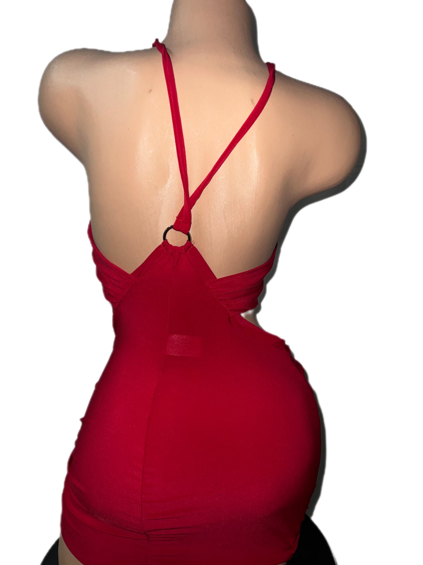 RED SHORT DRESS