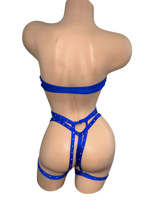 ROYAL BLUE THREE PIECE CHAP