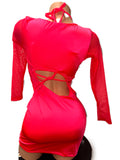 HOT PINK TWO PIECE DRESS