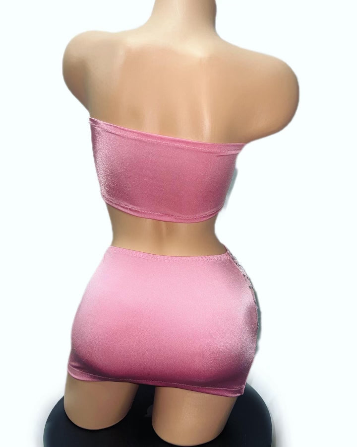PINK SKIRT SET