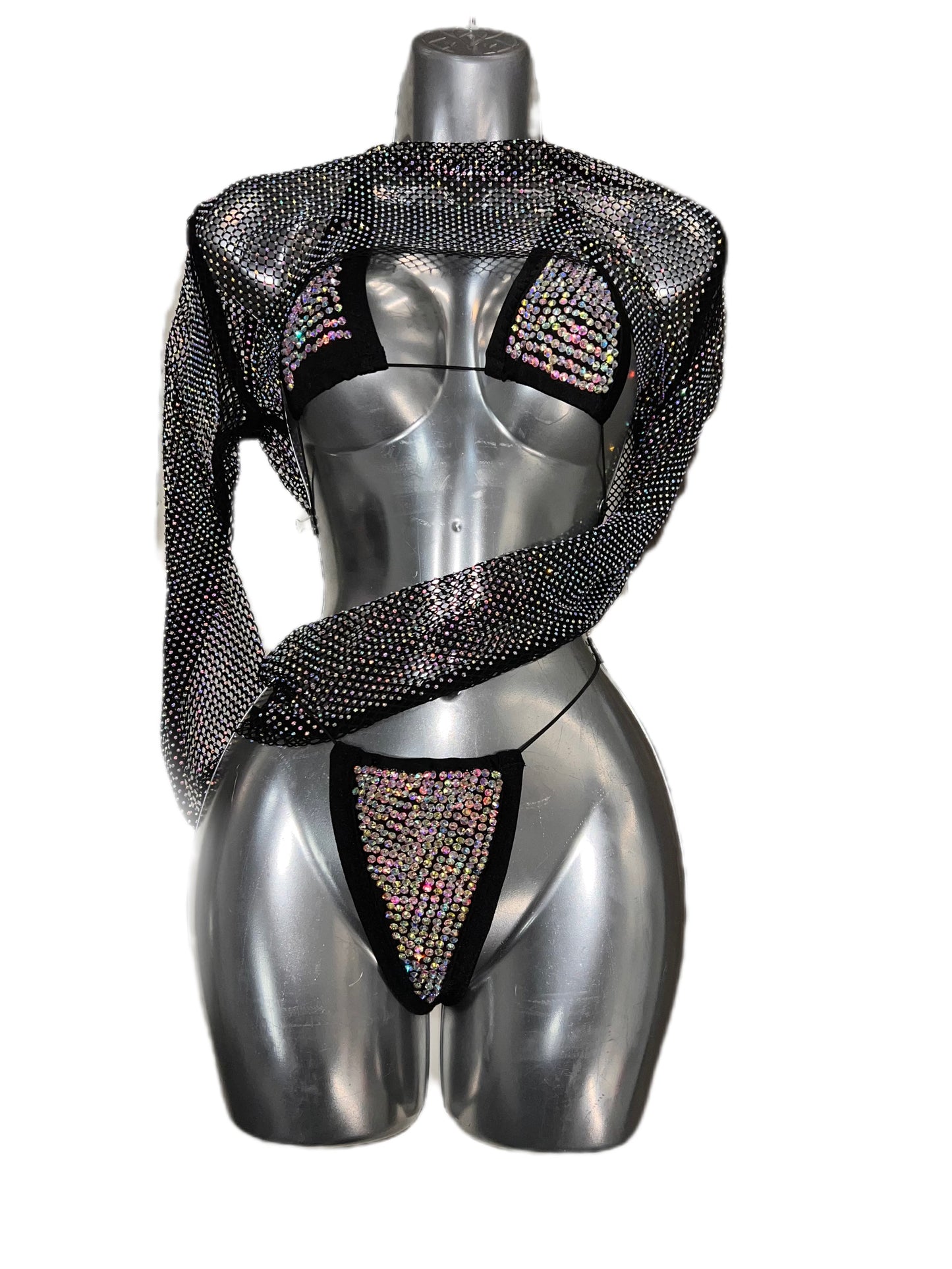 SLINGSHOT & RHINESTONE SLEEVE