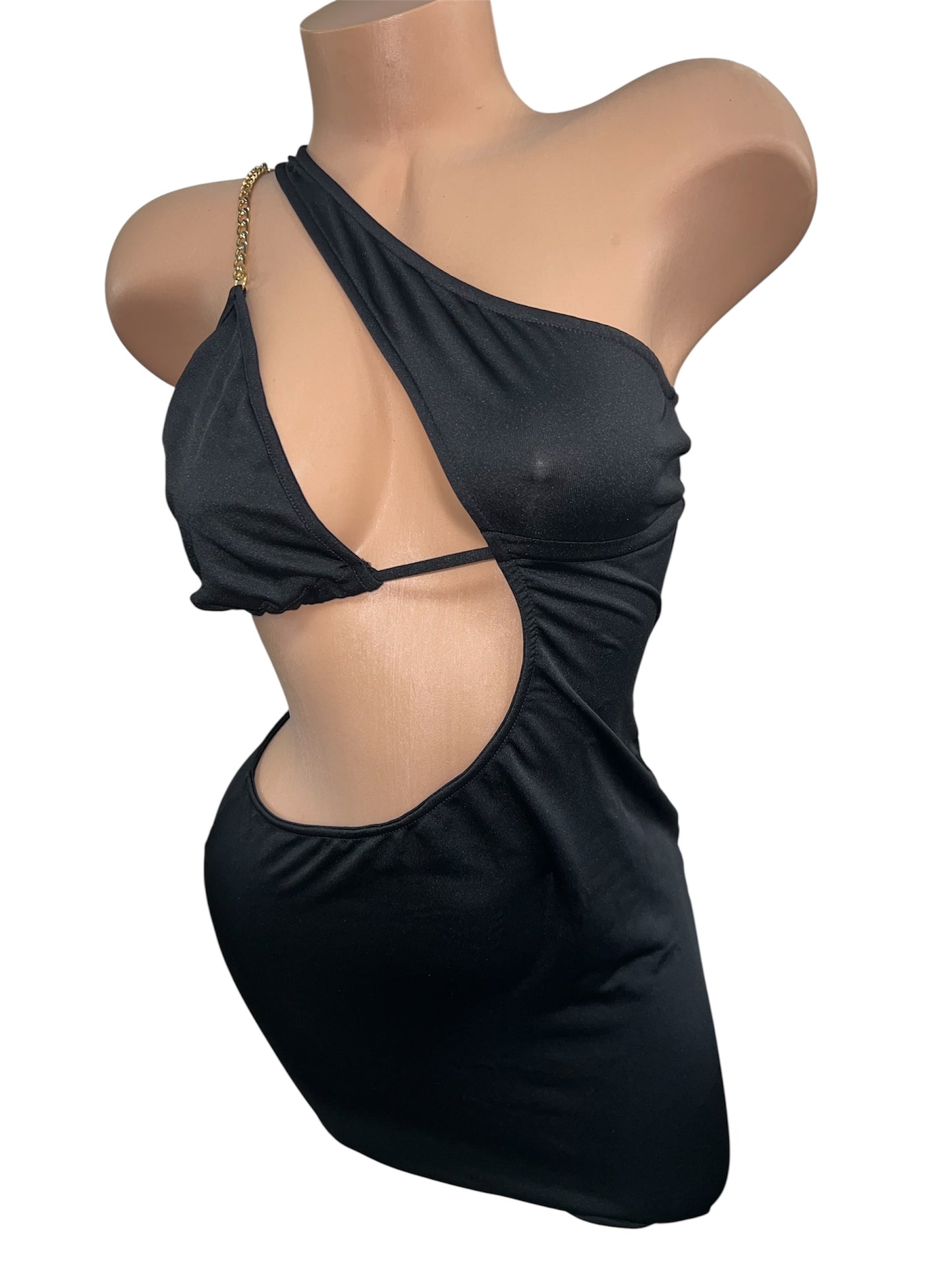 BLACK CUT OUT DRESS