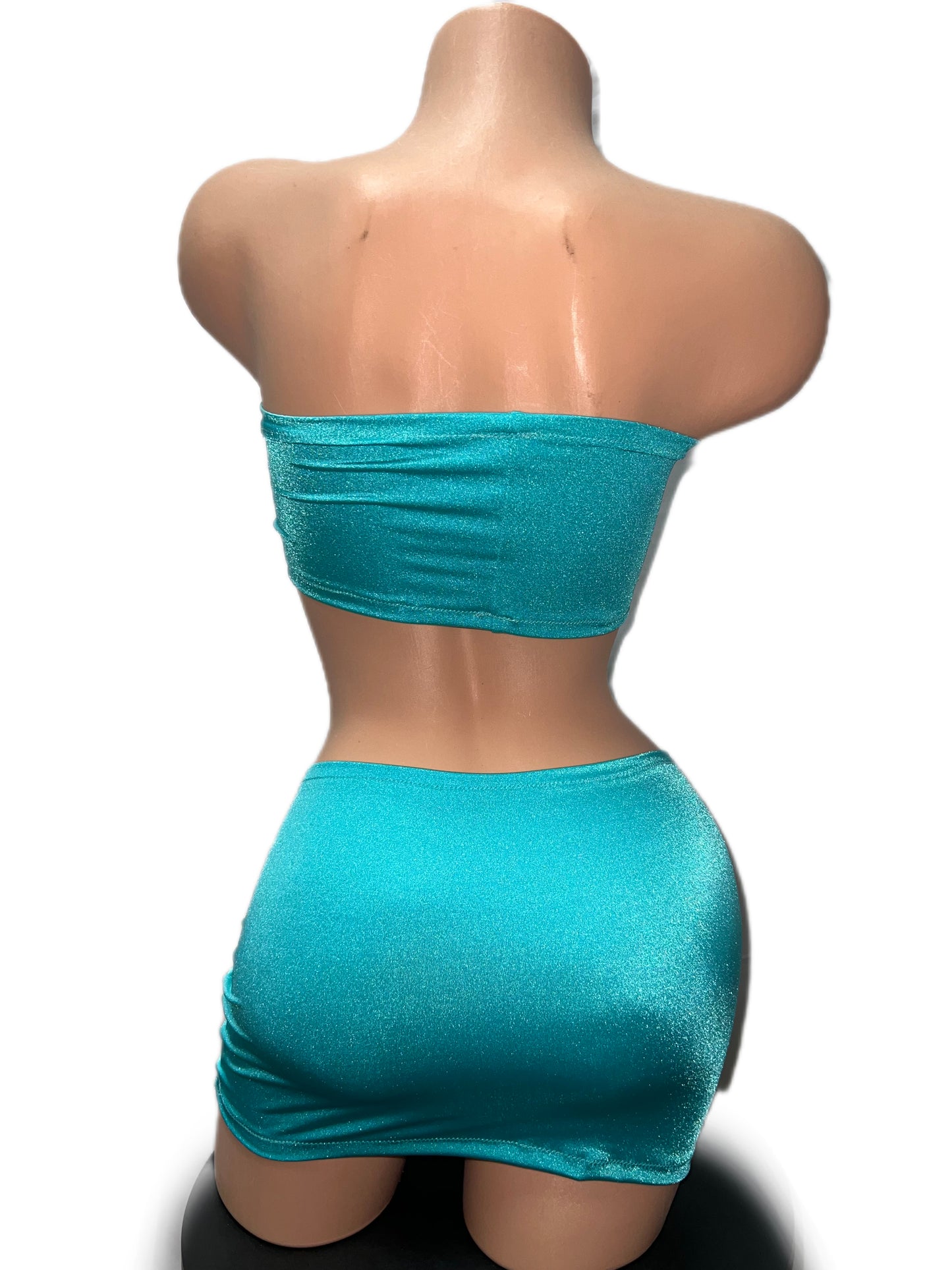 BLUE SKIRT SET