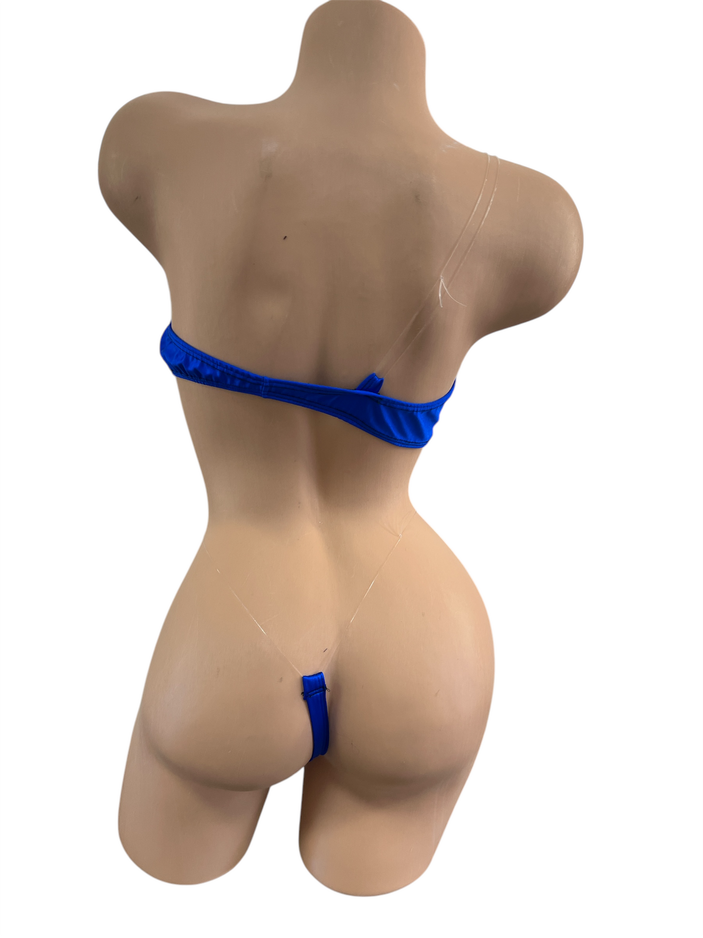 ROYAL BLUE OUTFIT CLEAR STRINGS