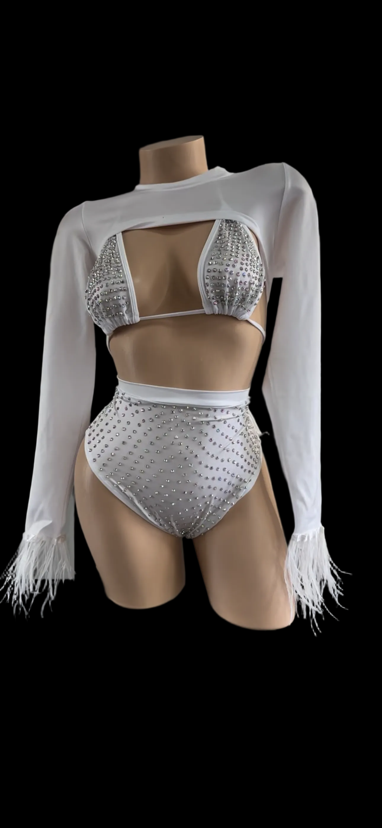 CUSTOMIZABLE WHITE THREE PIECE