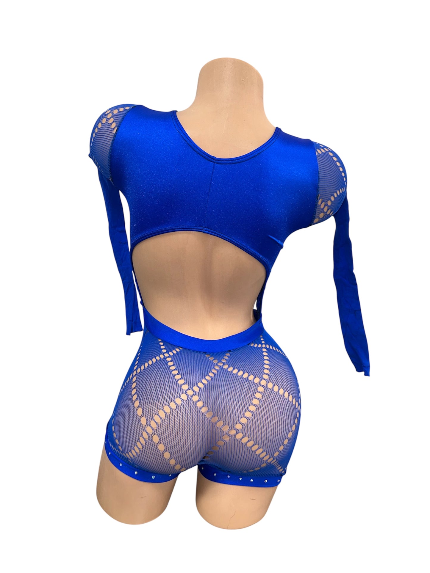 BLUE ONE PIECE OUTFIT