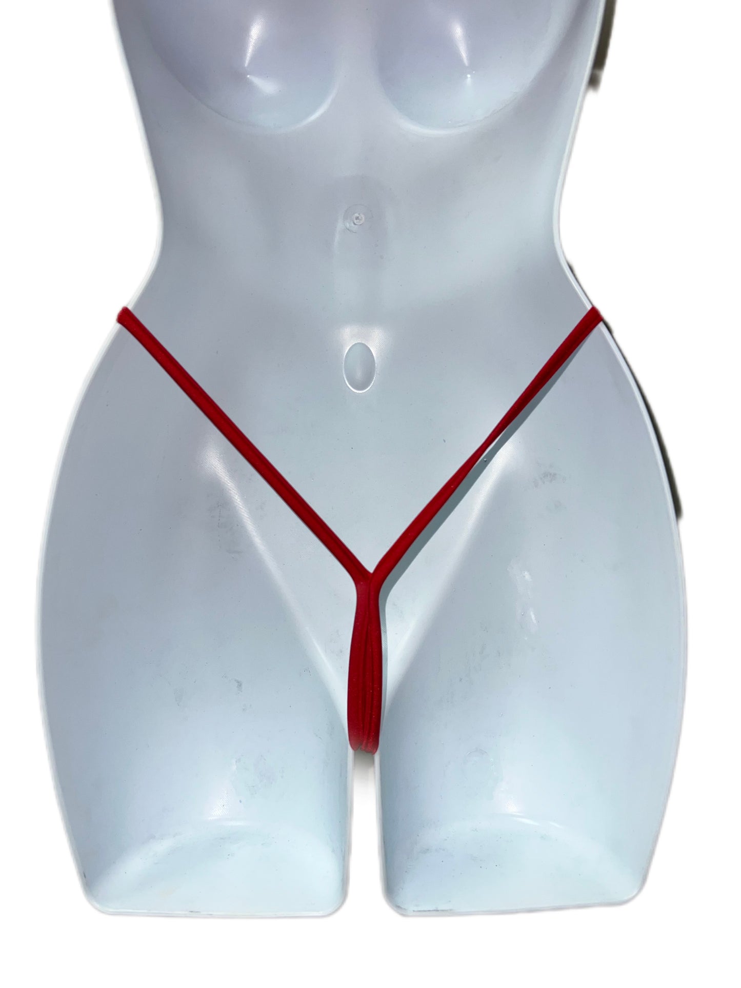 RED T-BAR THONG