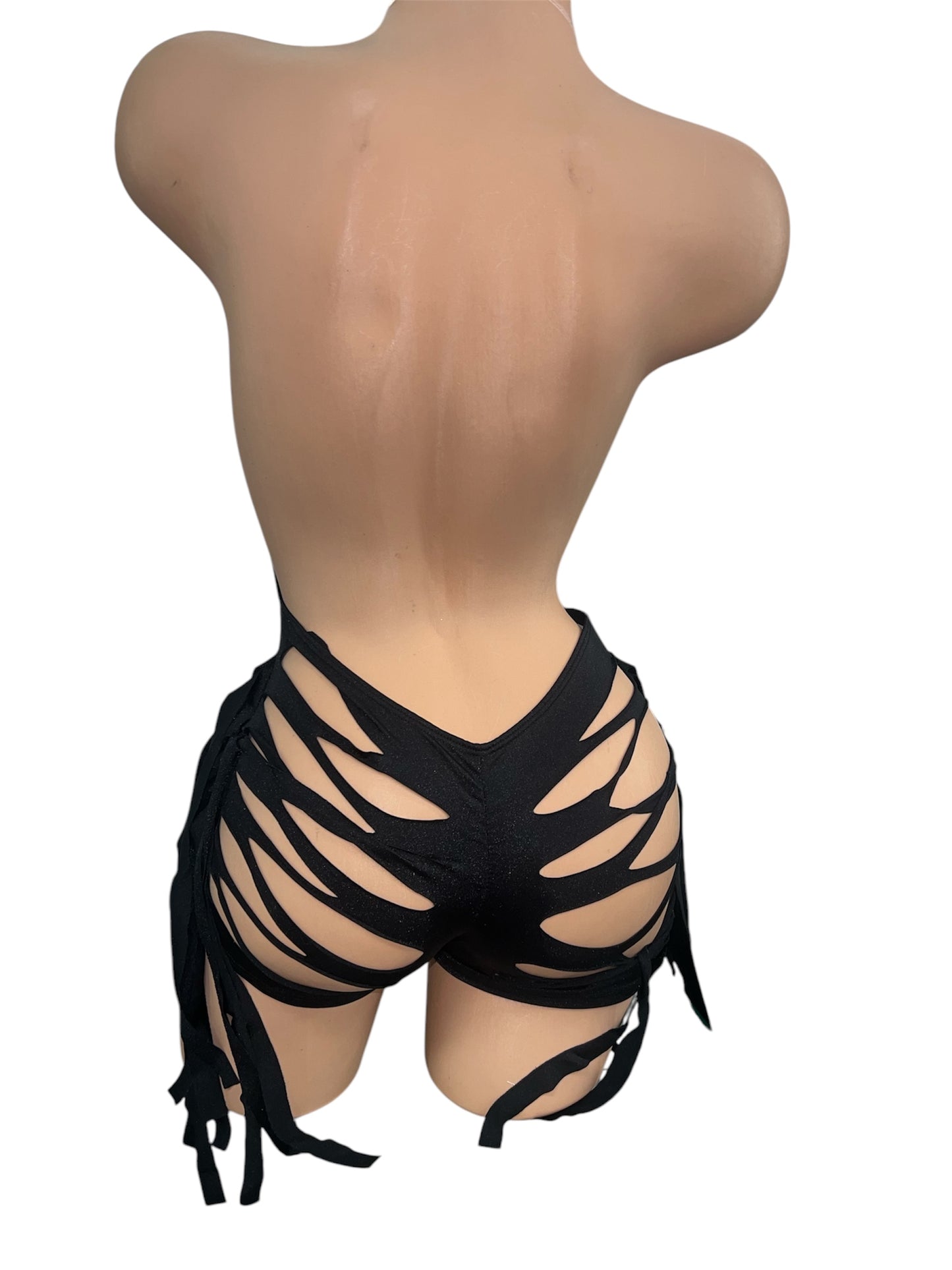 BLACK SHORTS ONE PIECE