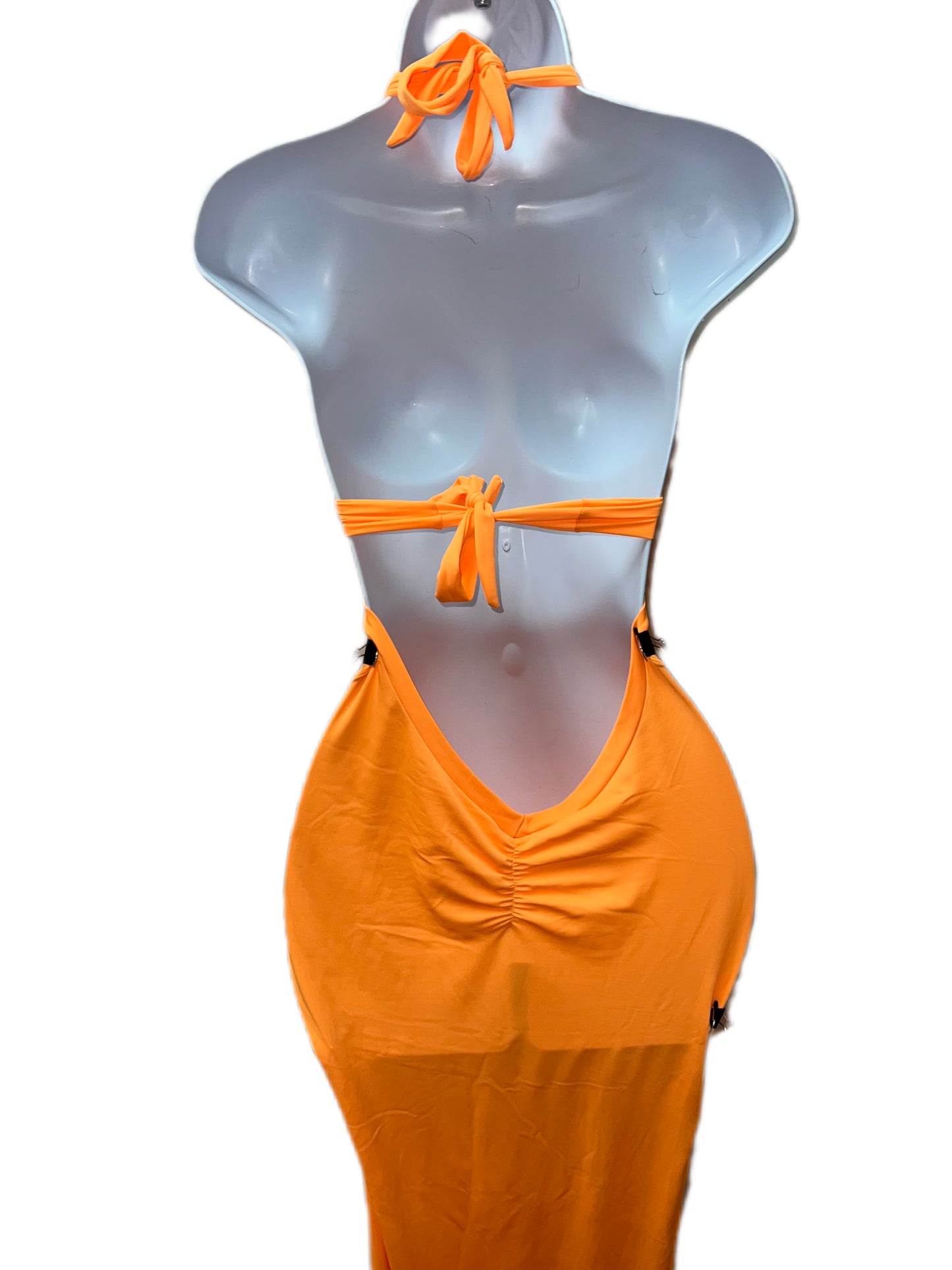SUNSET ORANGE GOWN