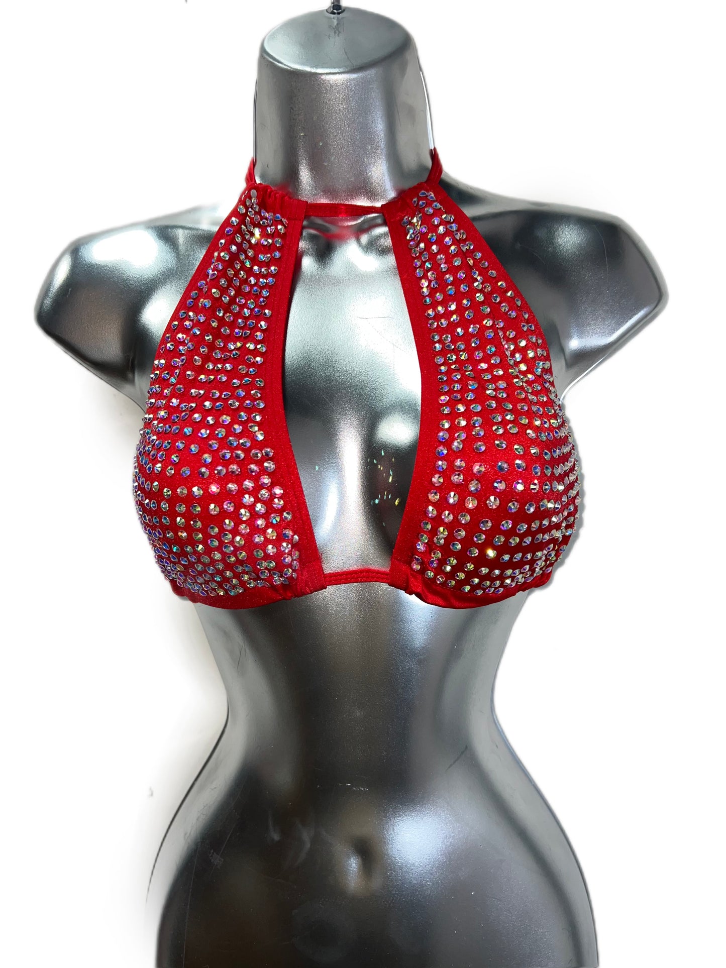 RED RHINESTONE TOP