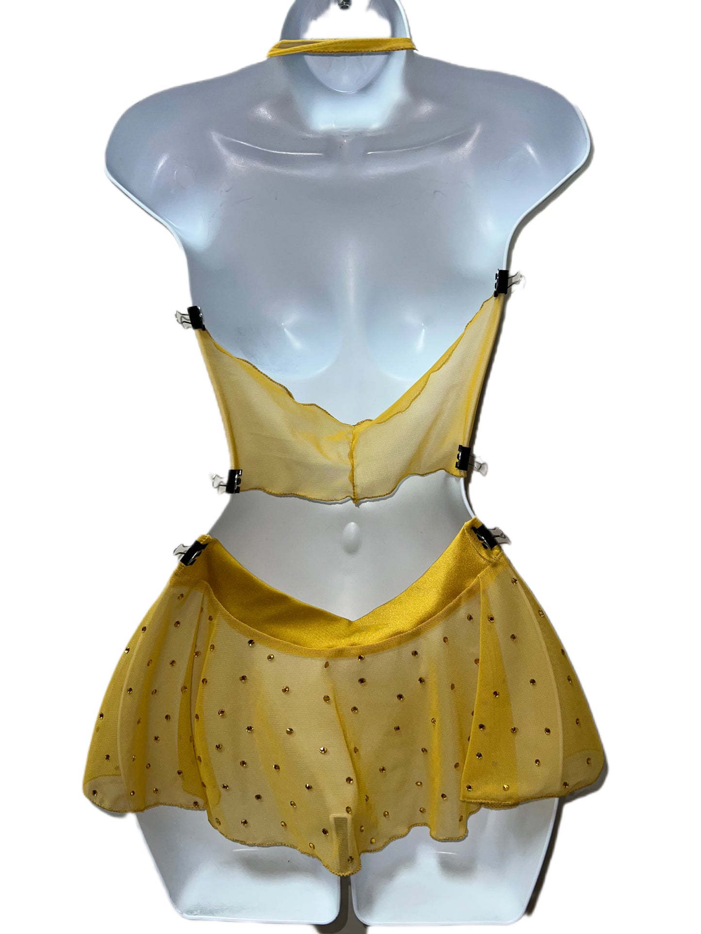 GOLD SKIRT SET