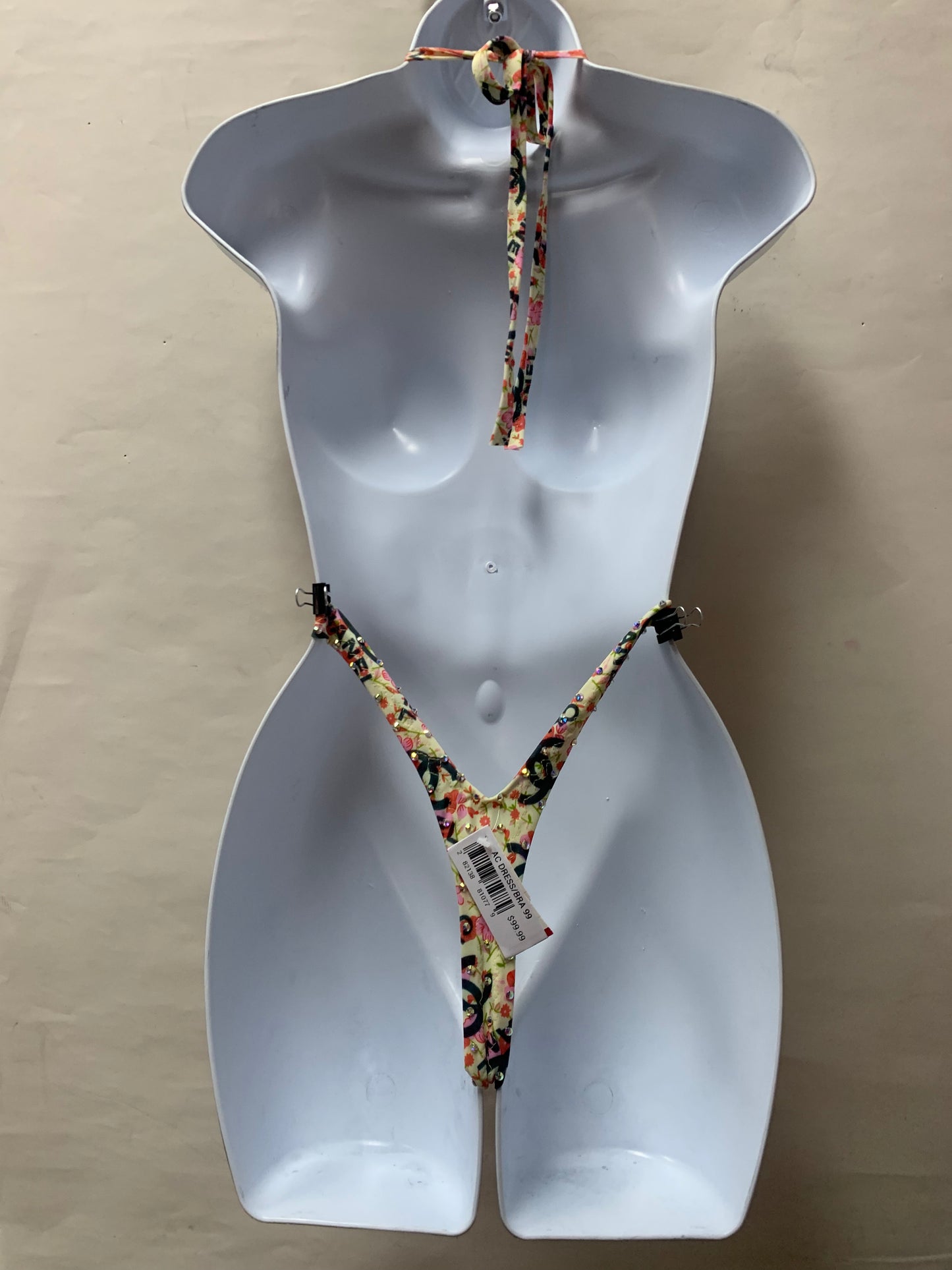 One Piece Rhinestone Ensemble