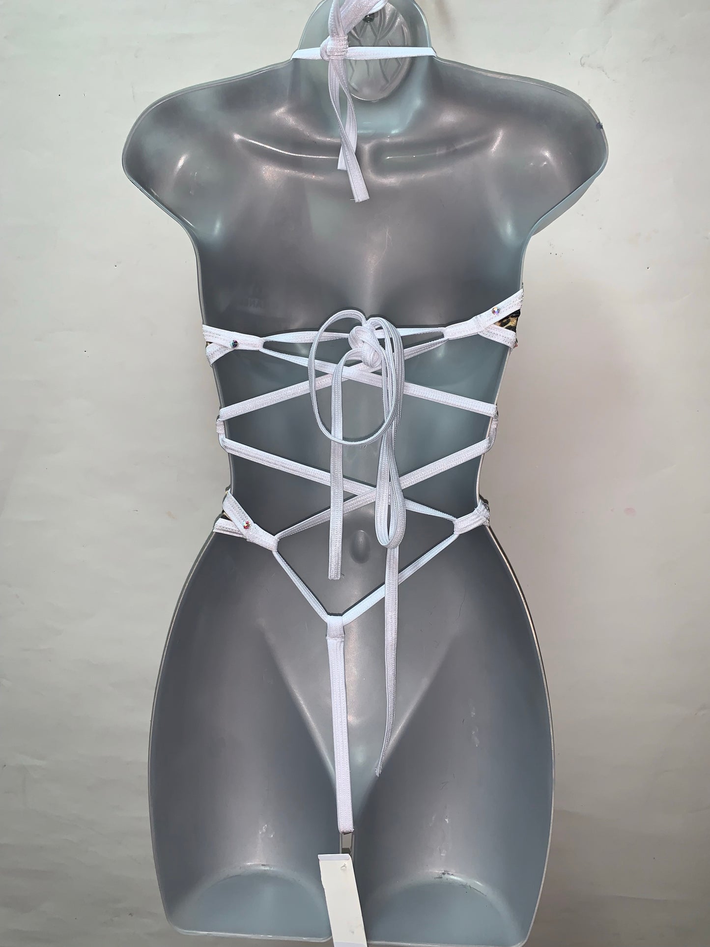 CHEETAH PRINT ONE PIECE WITH CHAINS