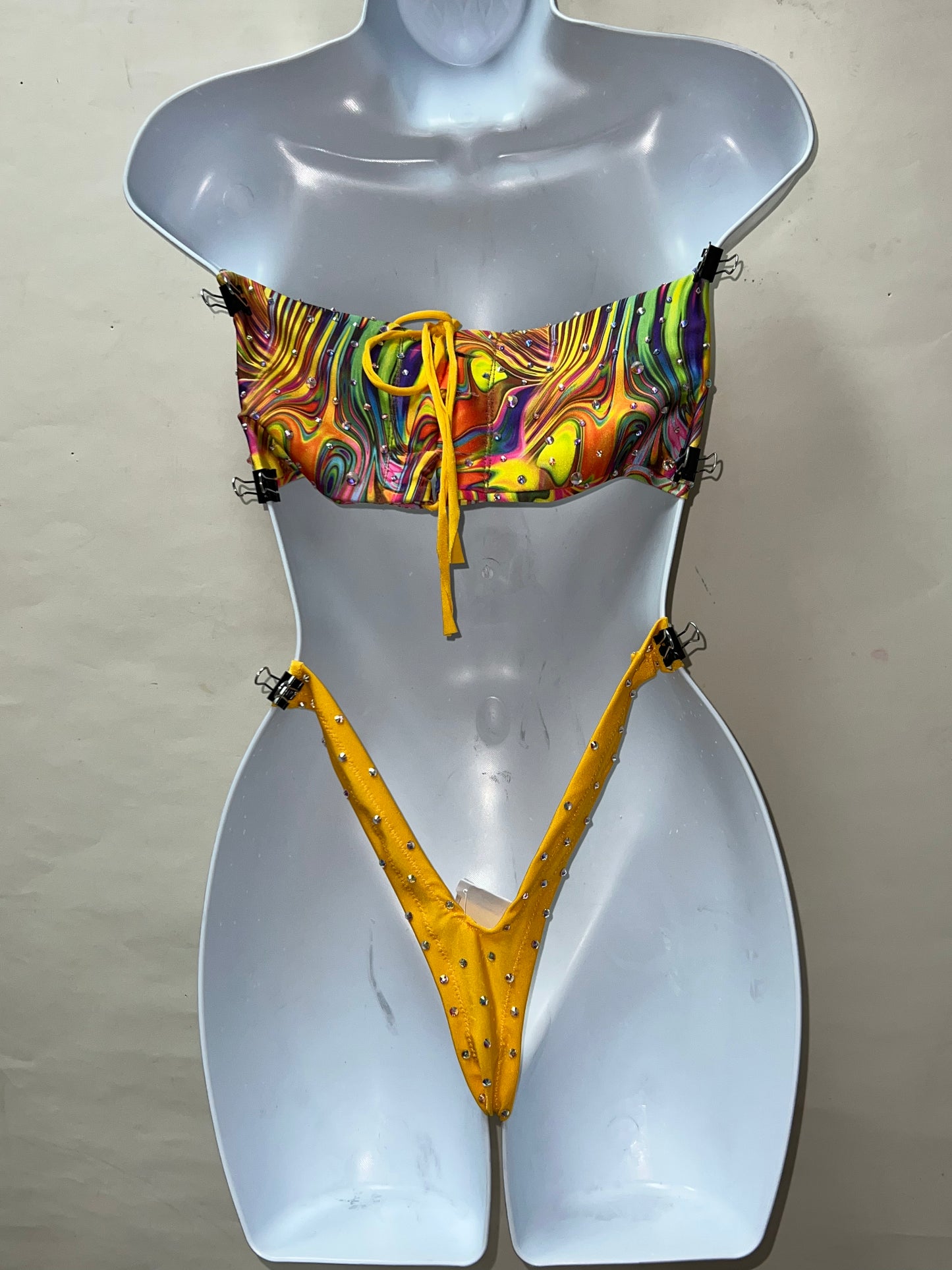 Two Piece Rainbow top Set