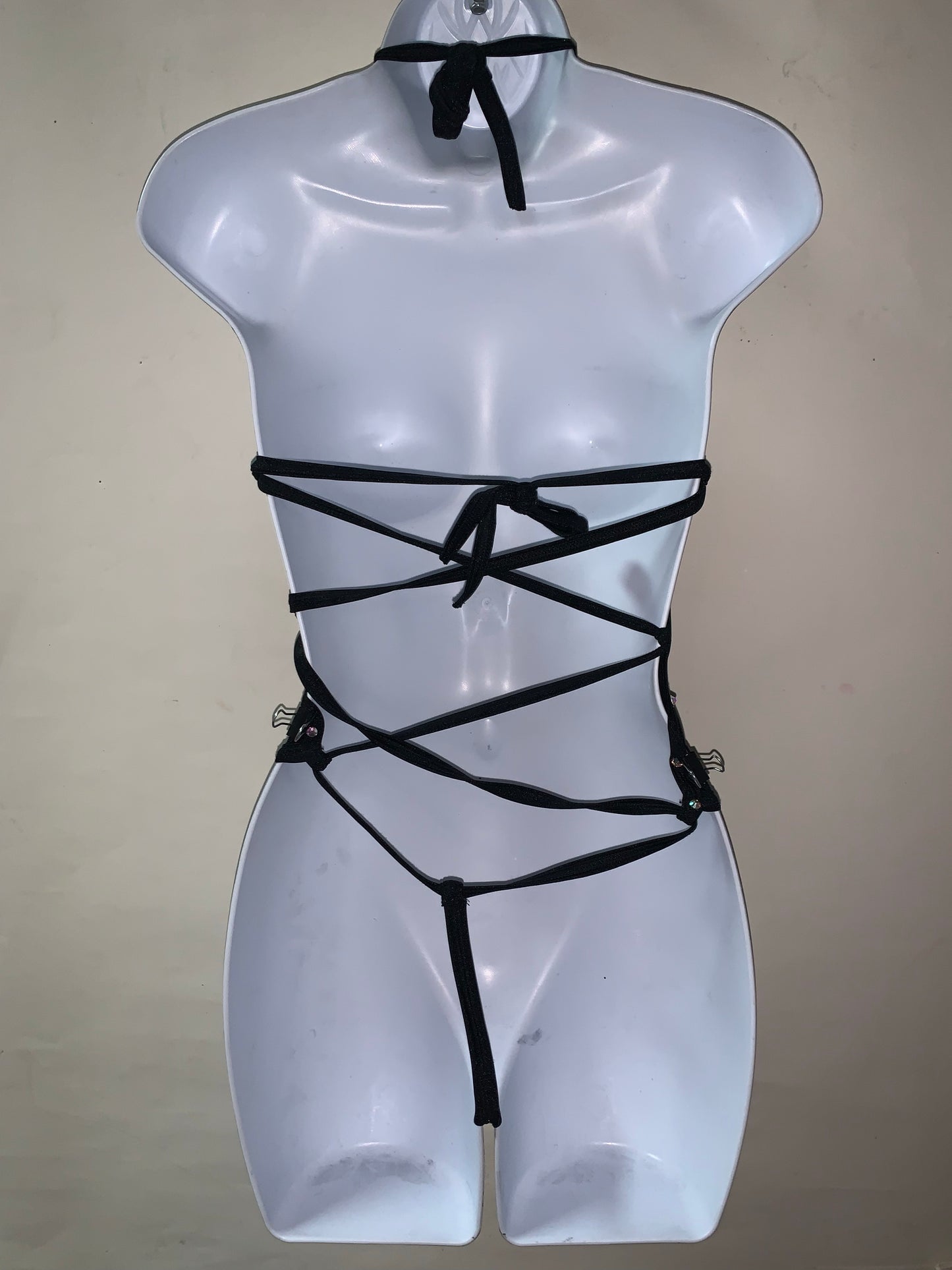 One Piece Rhinestone Ensemble