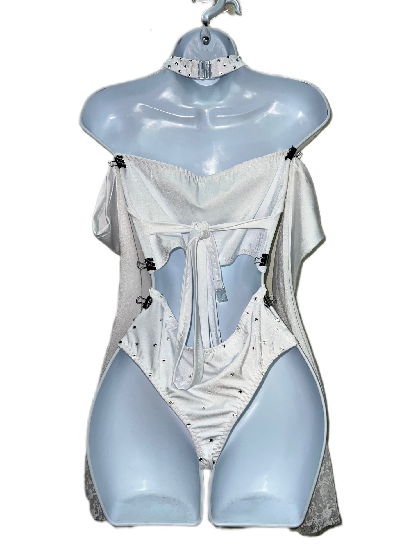 Three Piece High Waist Short Set