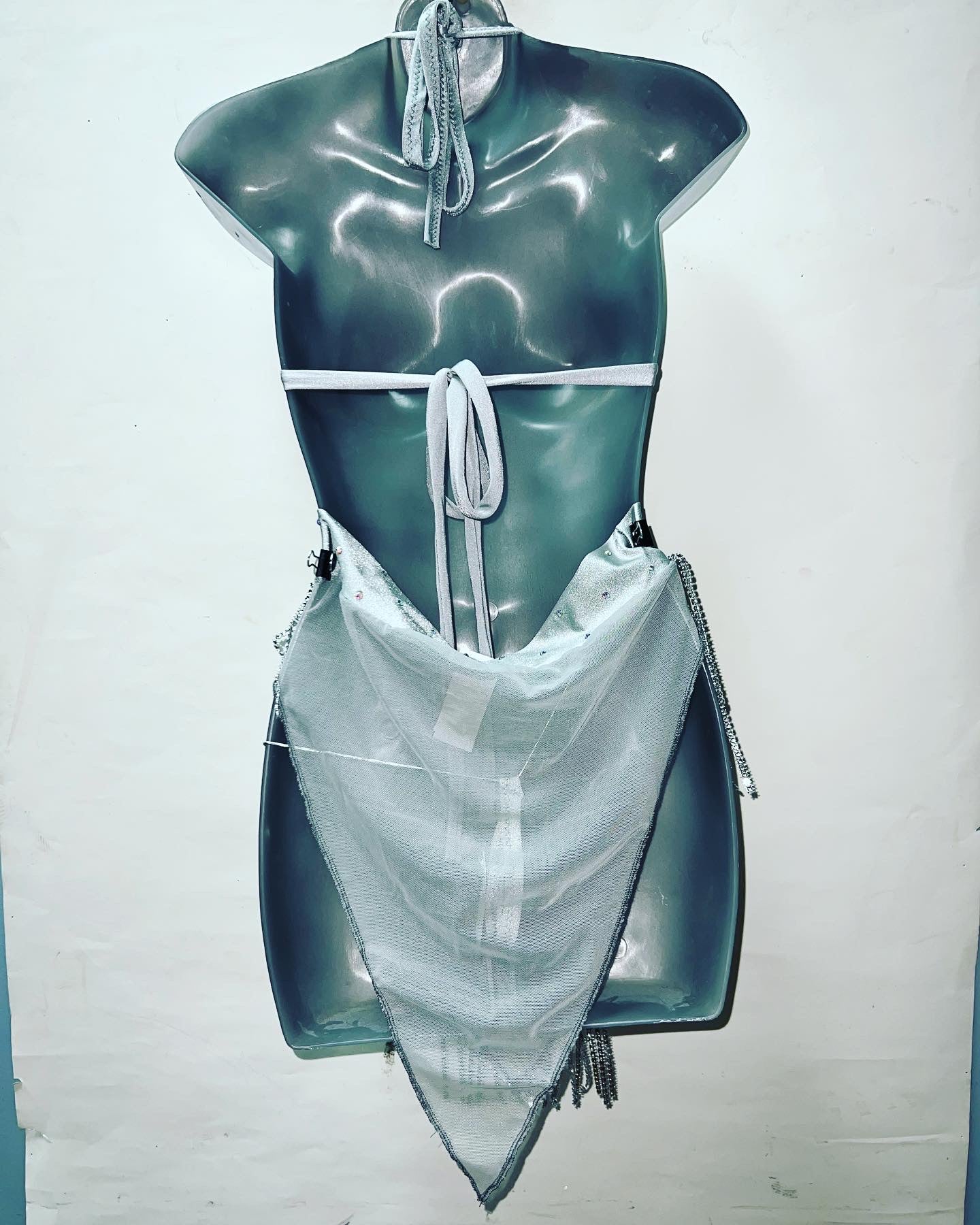 Two Piece Fringe Skirt Set