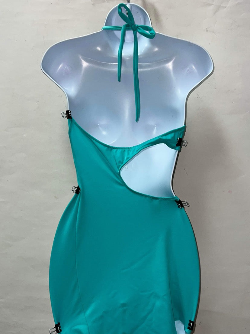 TEAL SHORT DRESS