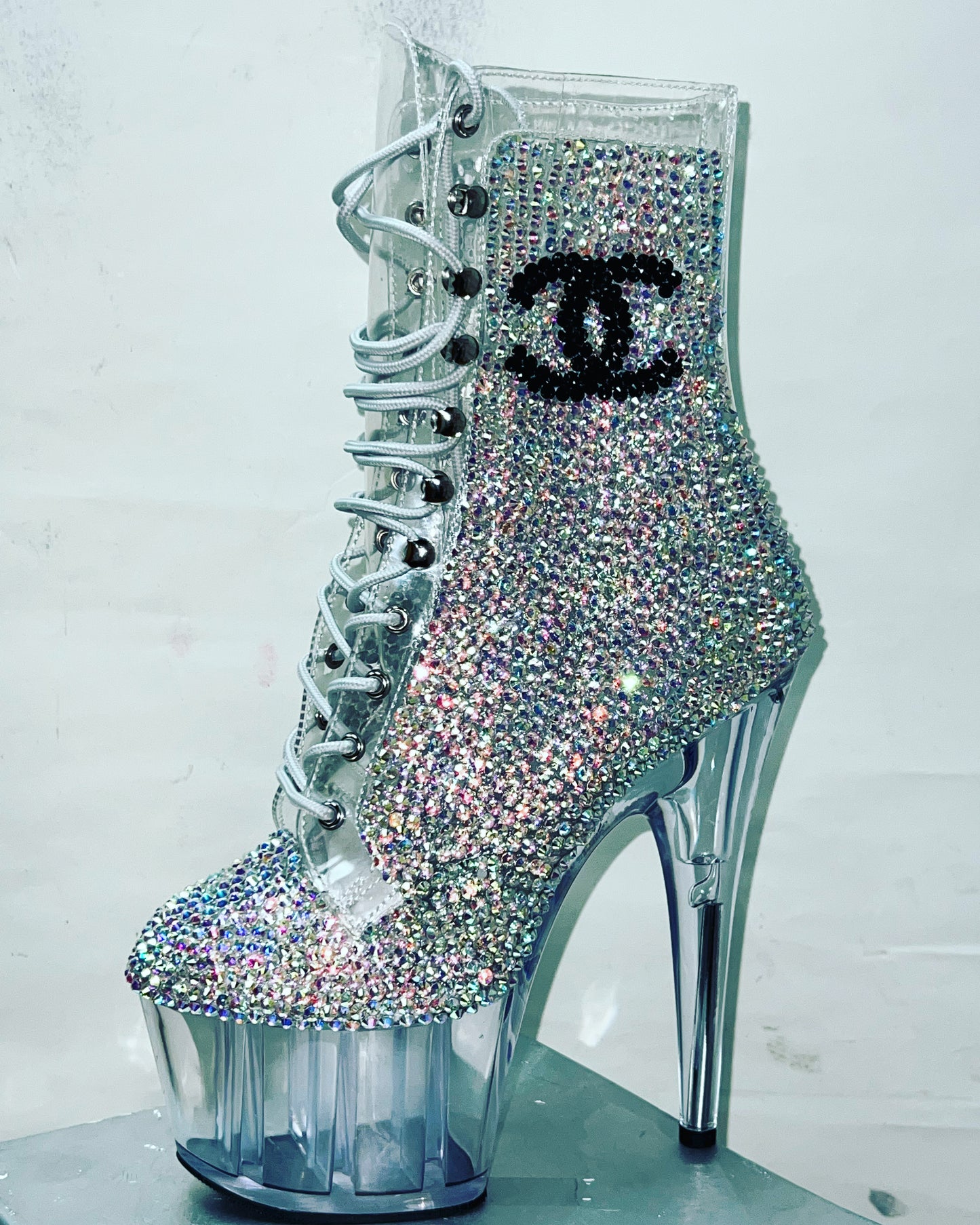 Custom Design Rhinestone Boot