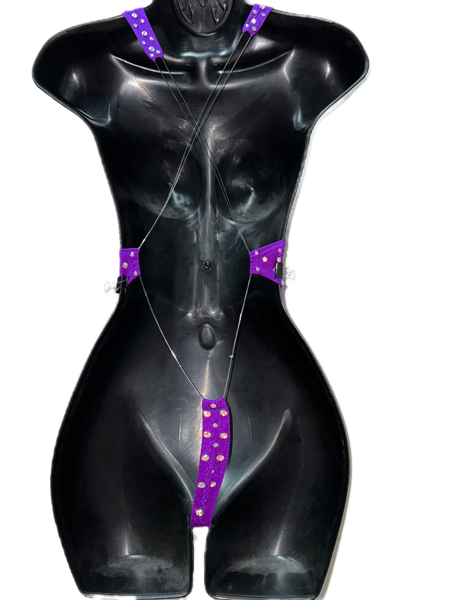 PURPLE ONE PIECE OUTFIT