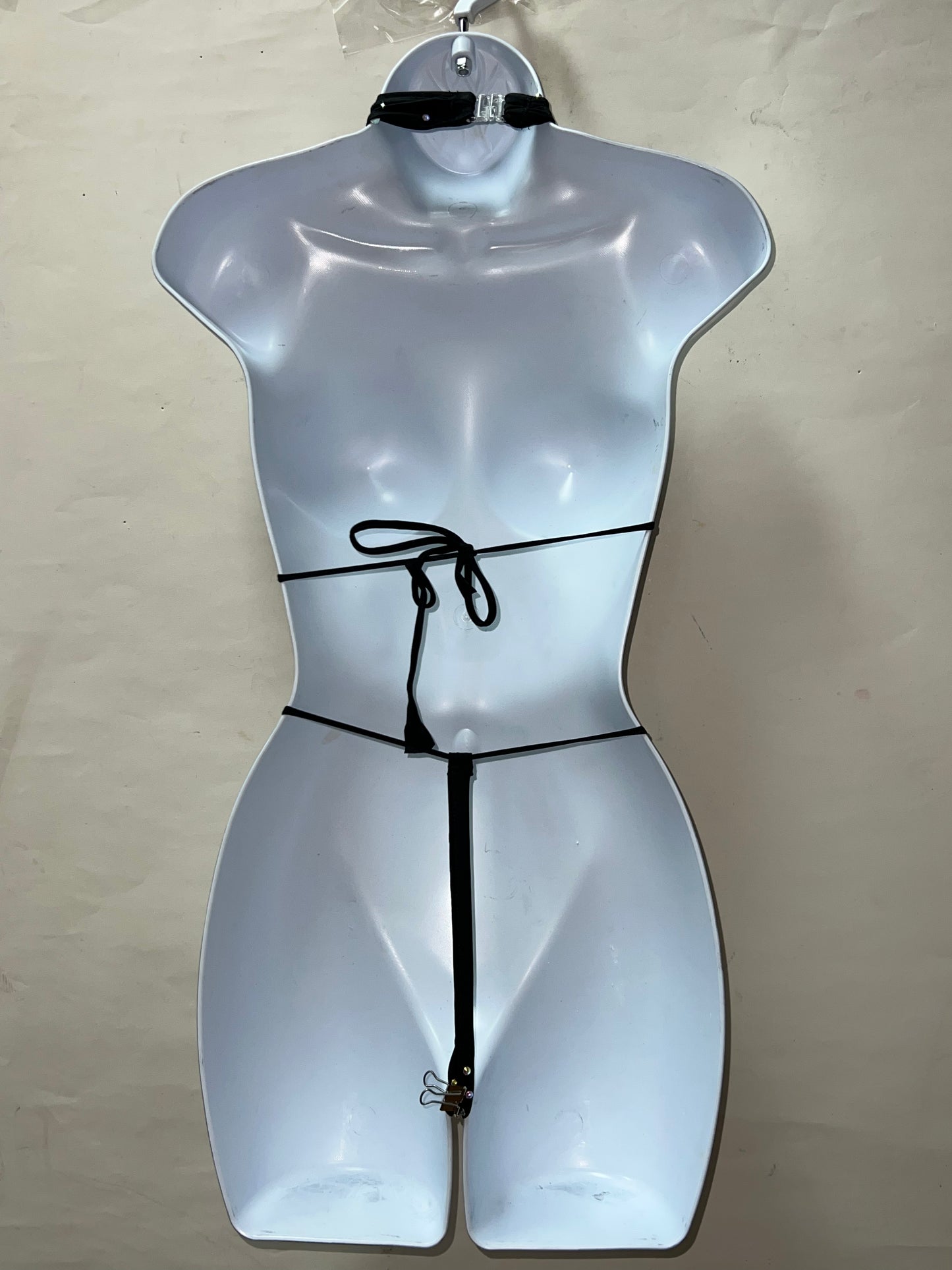 Black Rhinestone Slingshot