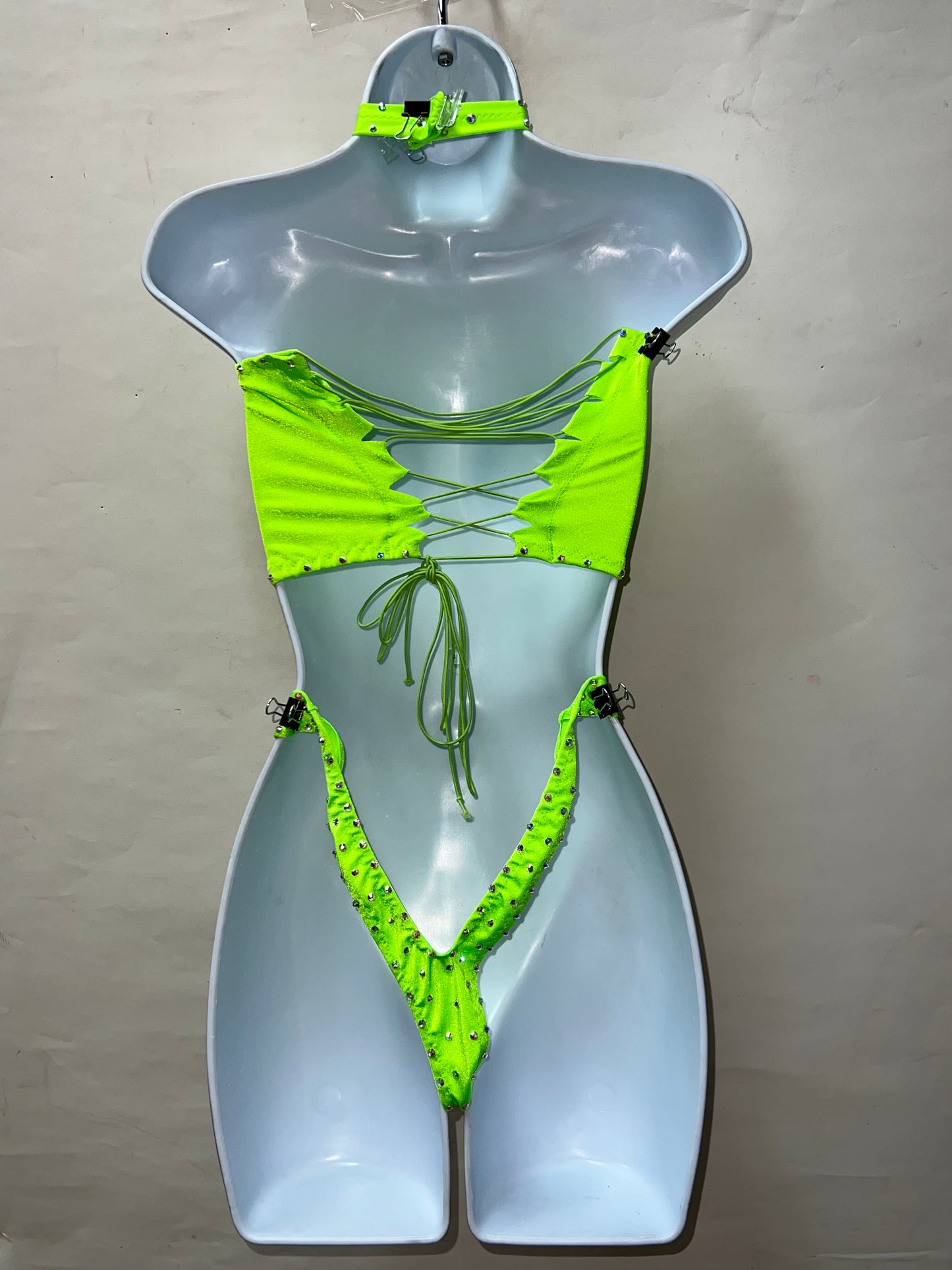 Three Piece Bunny Set Neon