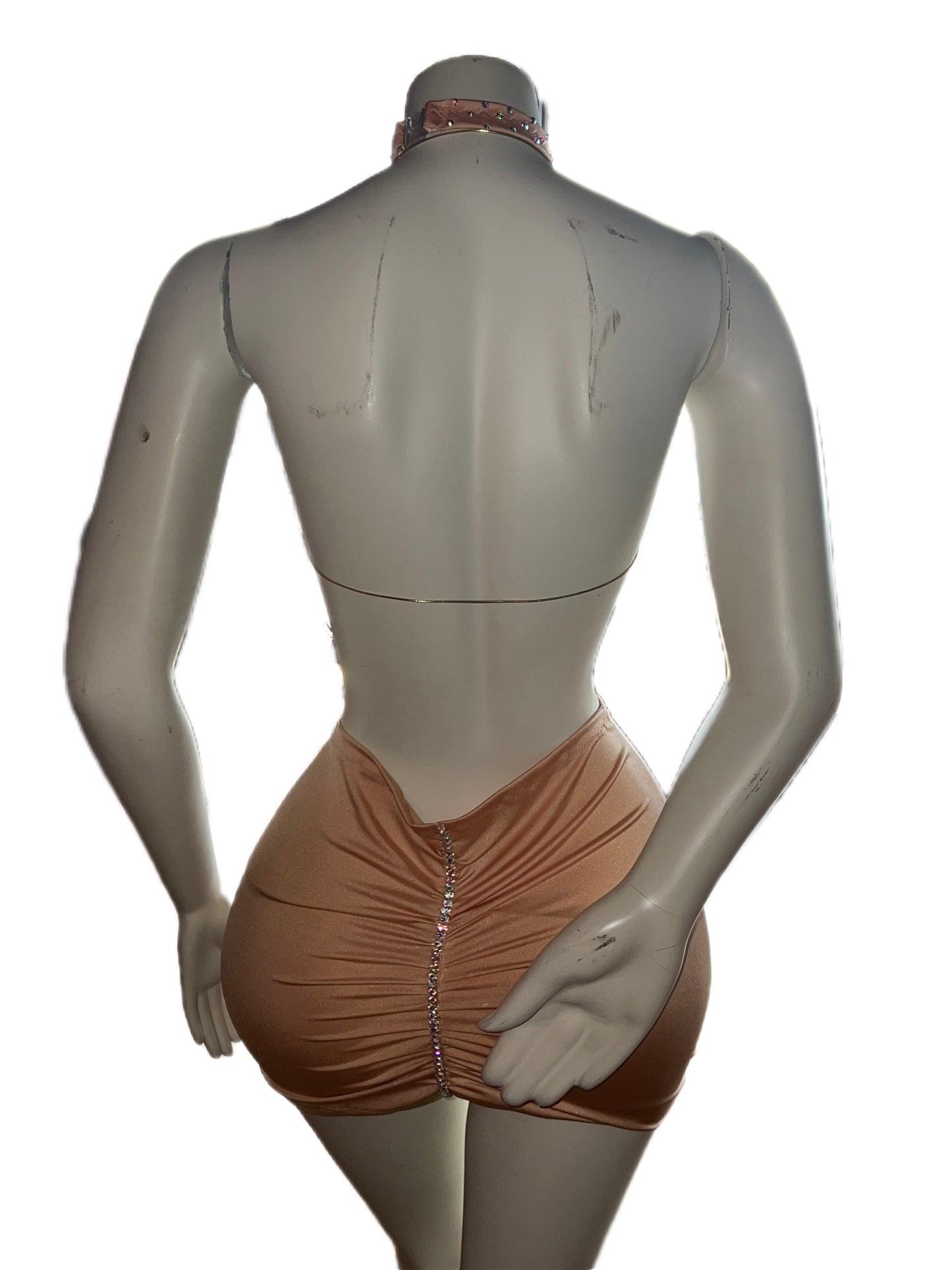 Two Piece Fringe Skirt Set