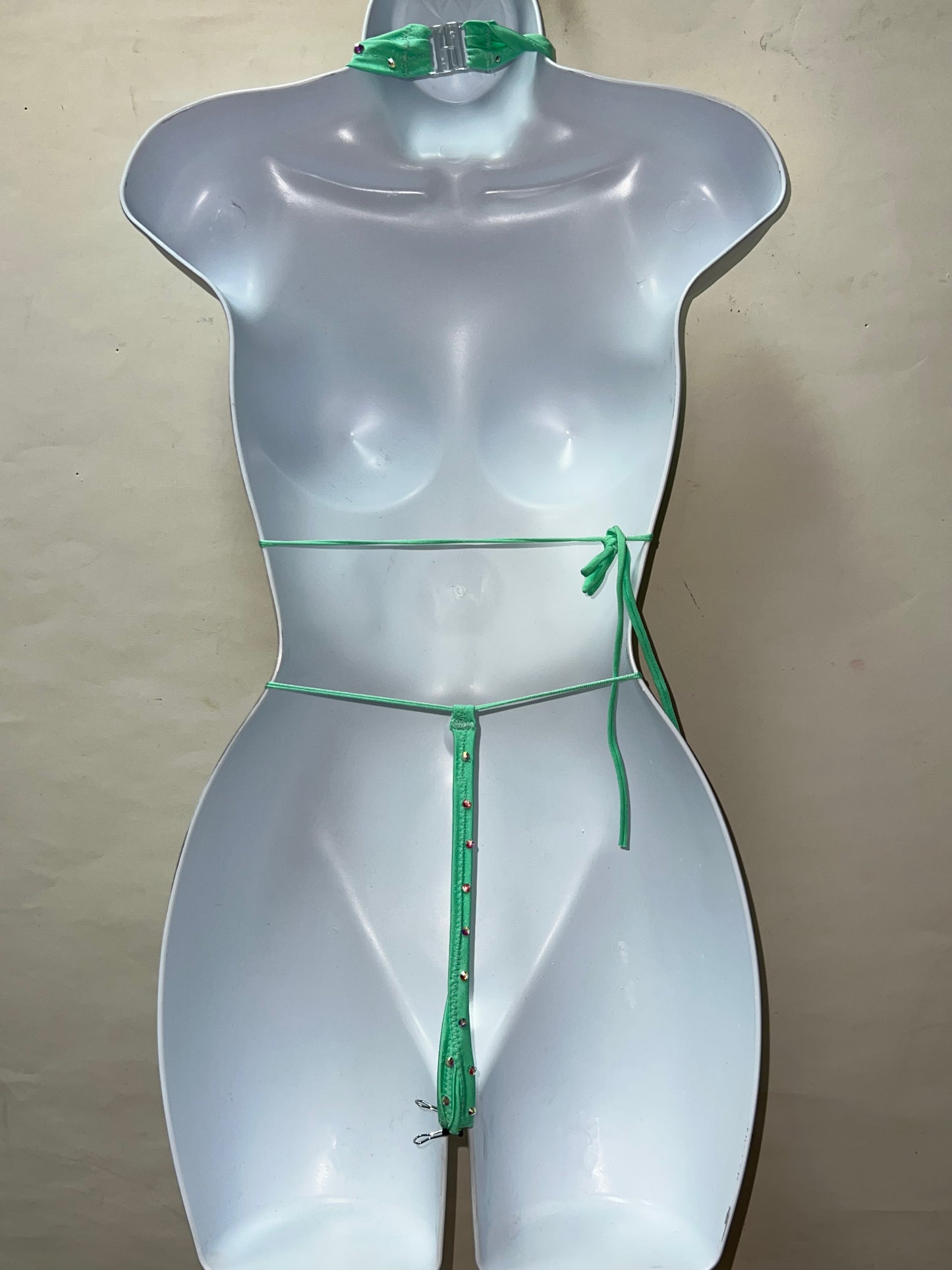 Rhinestone Mint Slingshot