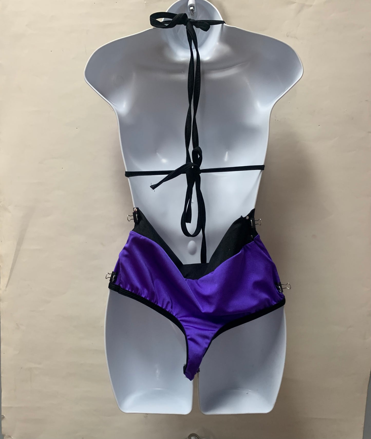 Two Piece Triangle Top Full Bottoms Set