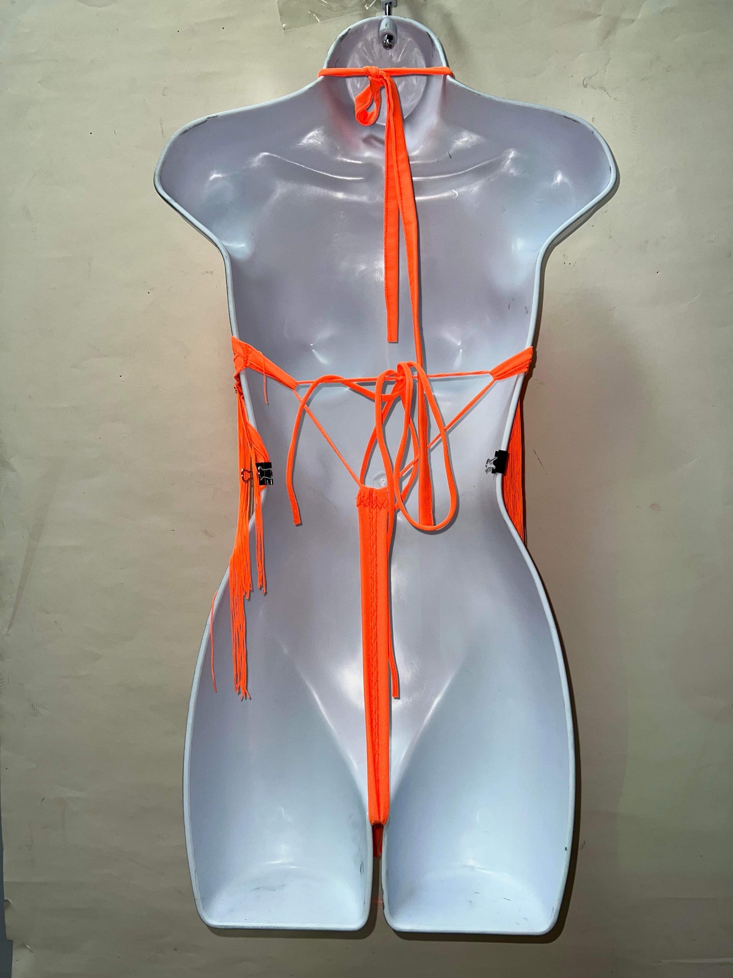 ORANGE FRINGE ONE PIECE