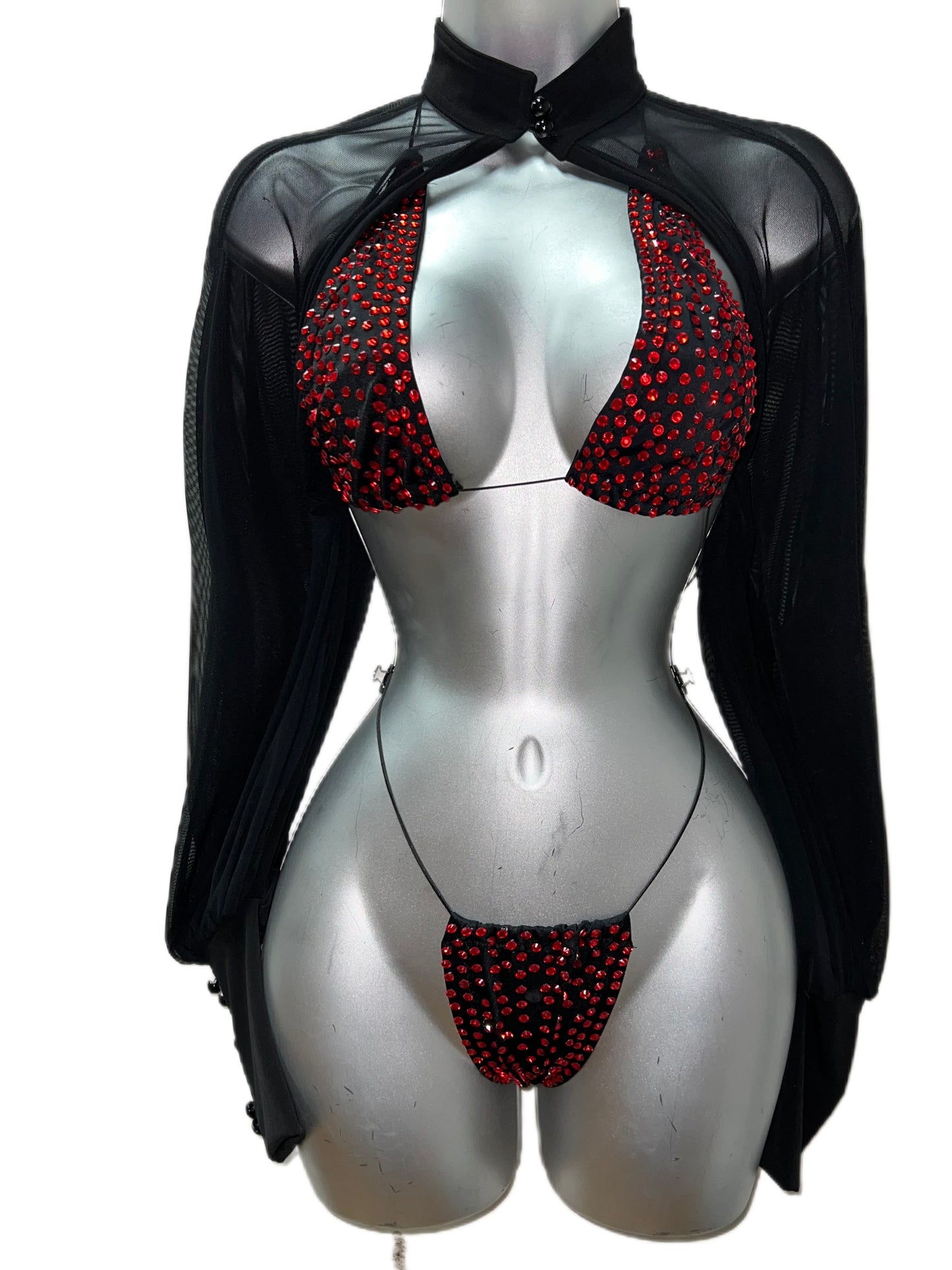 Two Piece Rhinestone Set