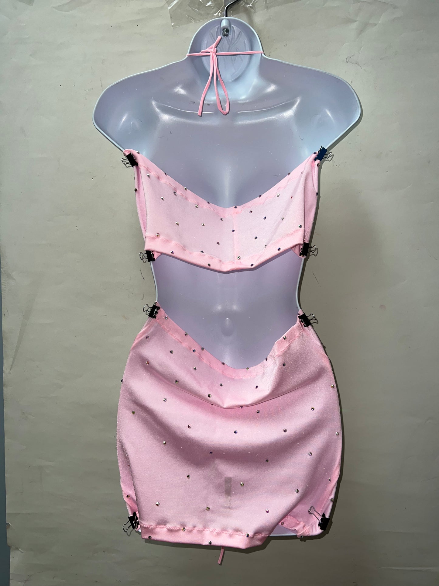 Two Piece Pink Skirt Set