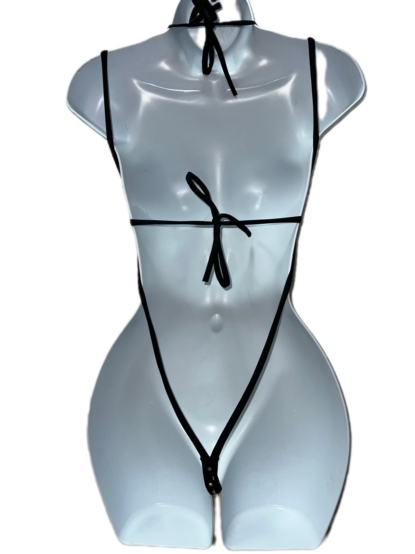 BLACK SLINGSHOT TWO PIECE