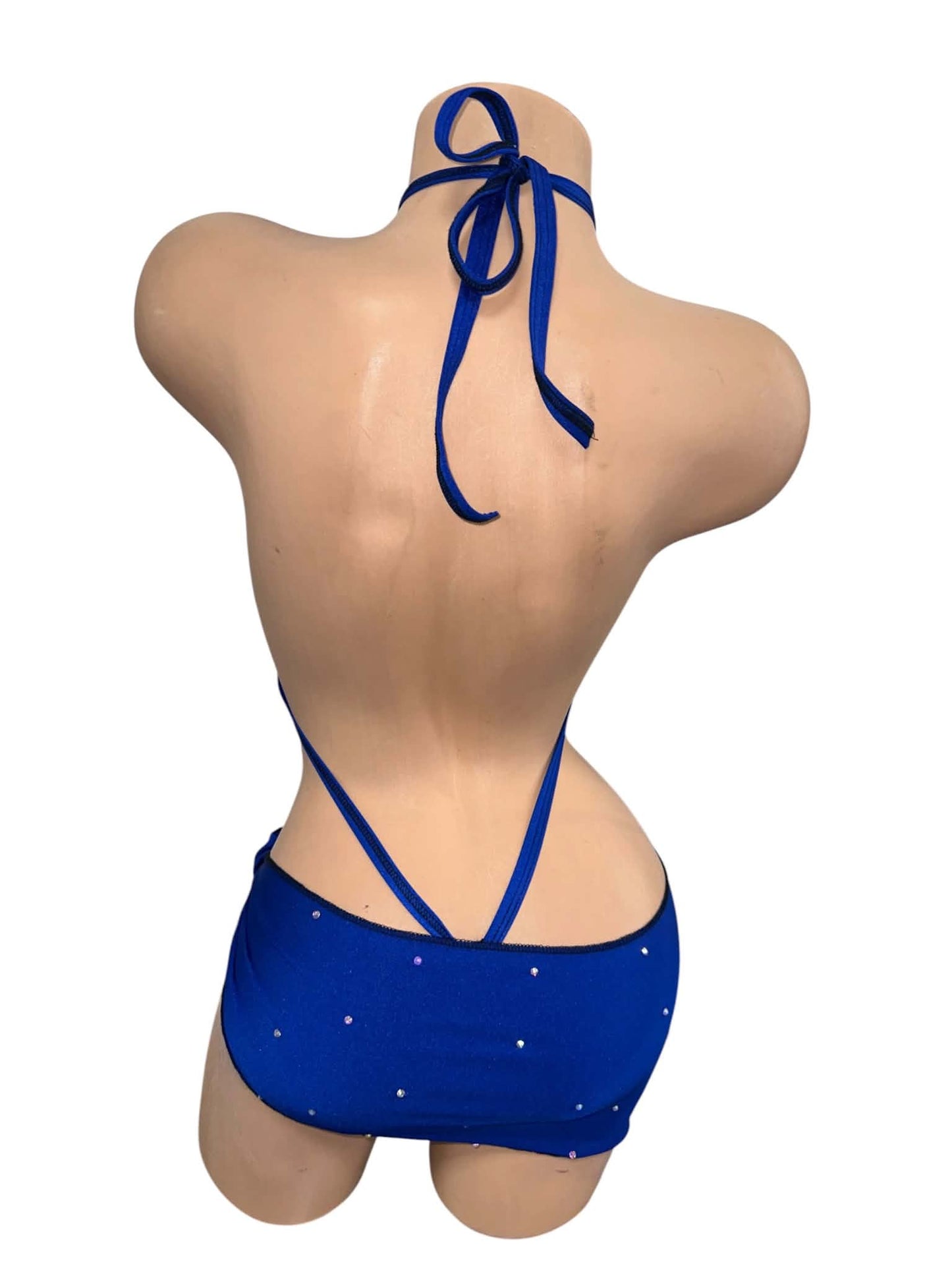 ROYAL BLUE TWO PIECE SKIRT SET