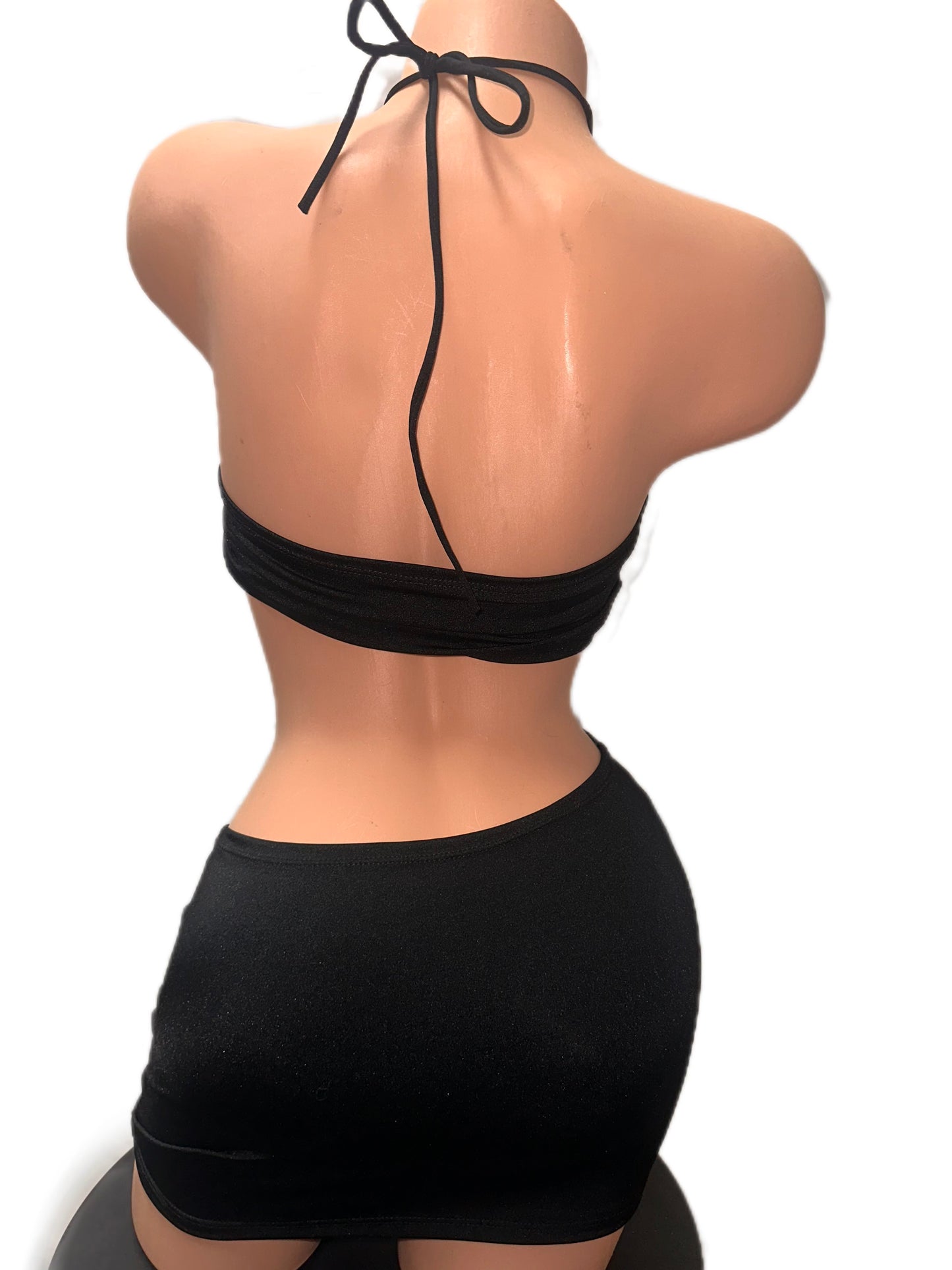 BLACK SKIRT SET