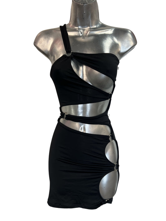 BLACK CUT OUT DRESS