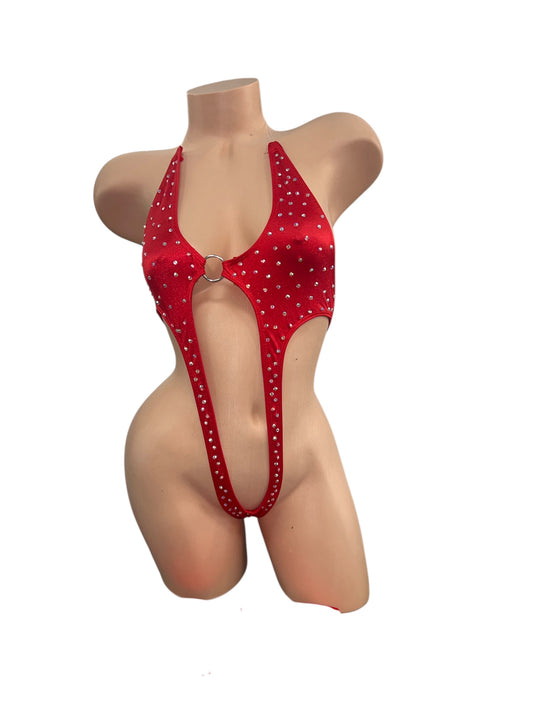 RED BODYSUIT