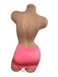PINK TWO PIECE SKIRT SET