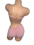 BABY PINK SHORT DRESS