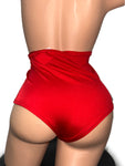 RED HIGH-WAIST BOTTOMS