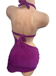 PURPLE SHORT DRESS