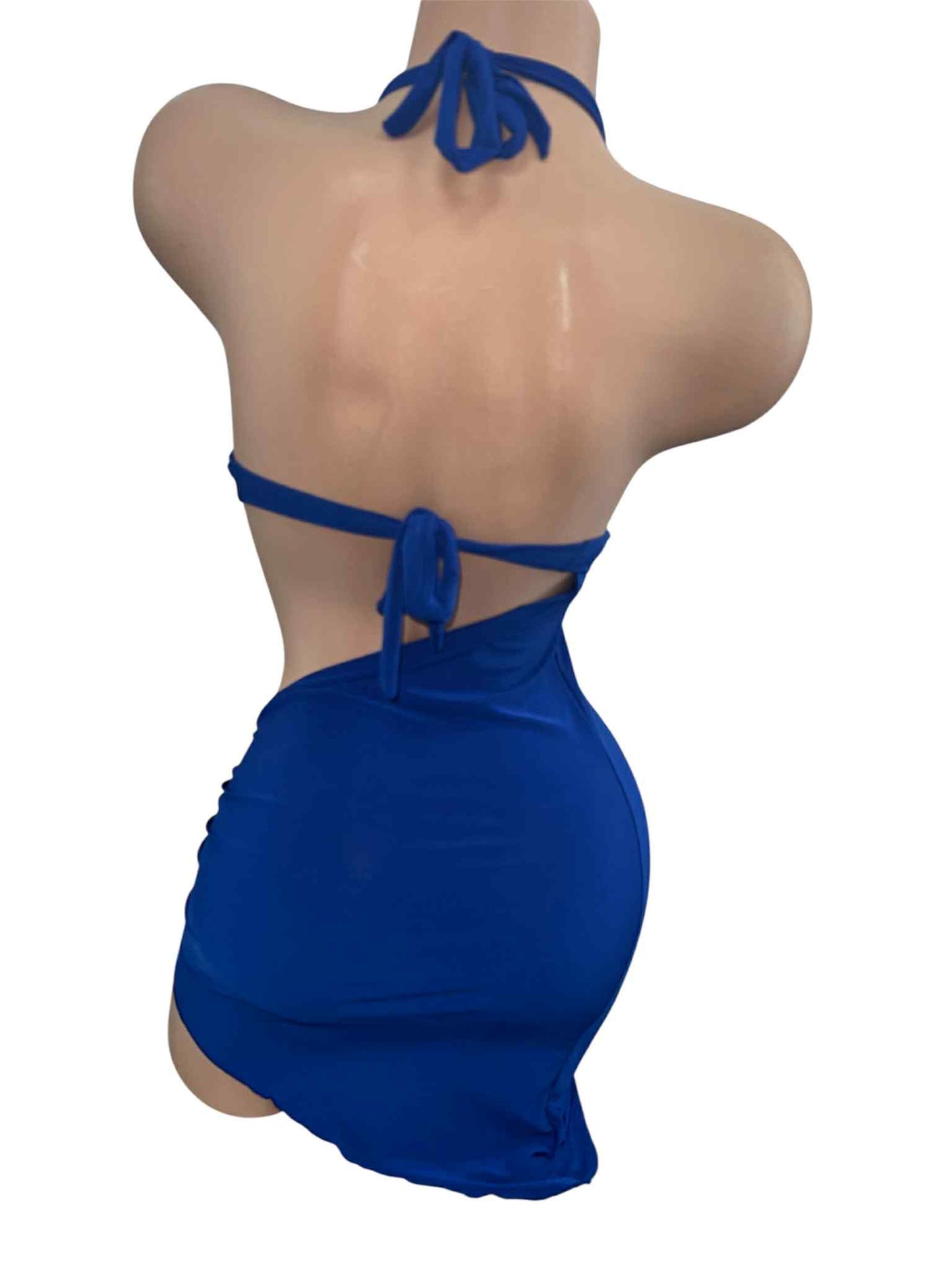BLUE SHORT DRESS
