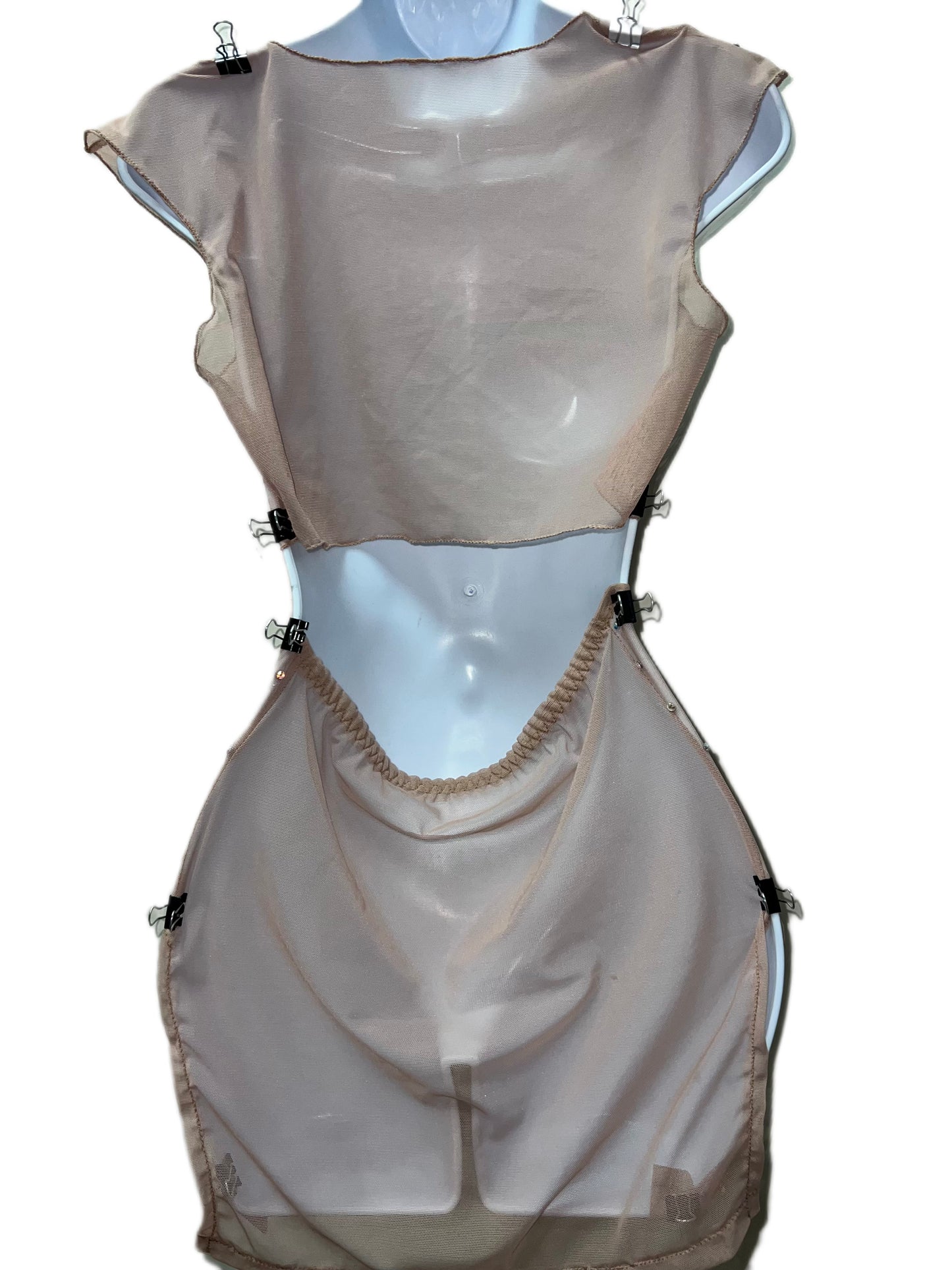 NUDE SKIRT SET